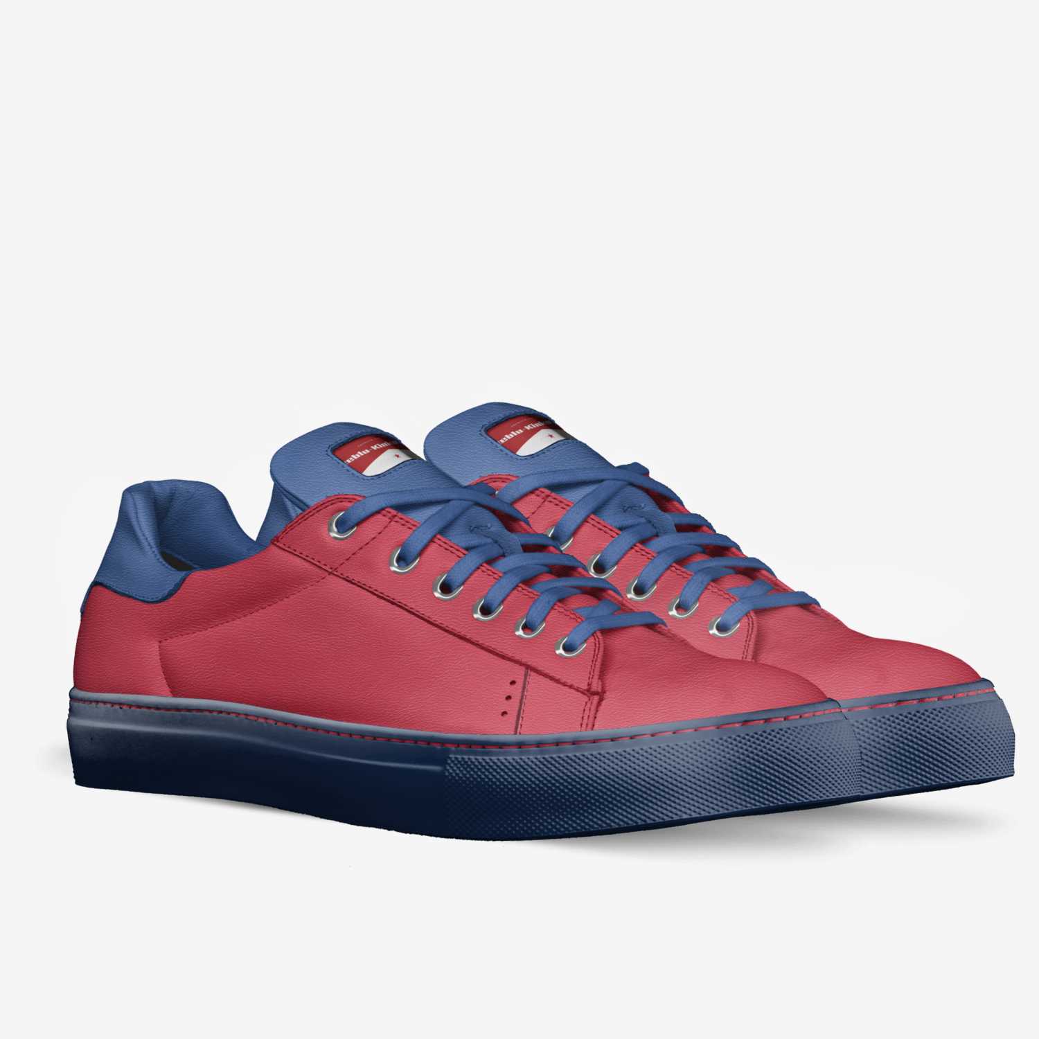 Reblu-Kinka T Kix custom made in Italy shoes by Kinka T Kix | Double view