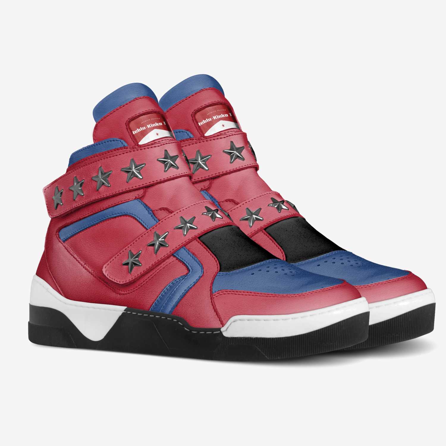 Reblu-Kinka T Kix custom made in Italy shoes by Kinka T Kix | Double view
