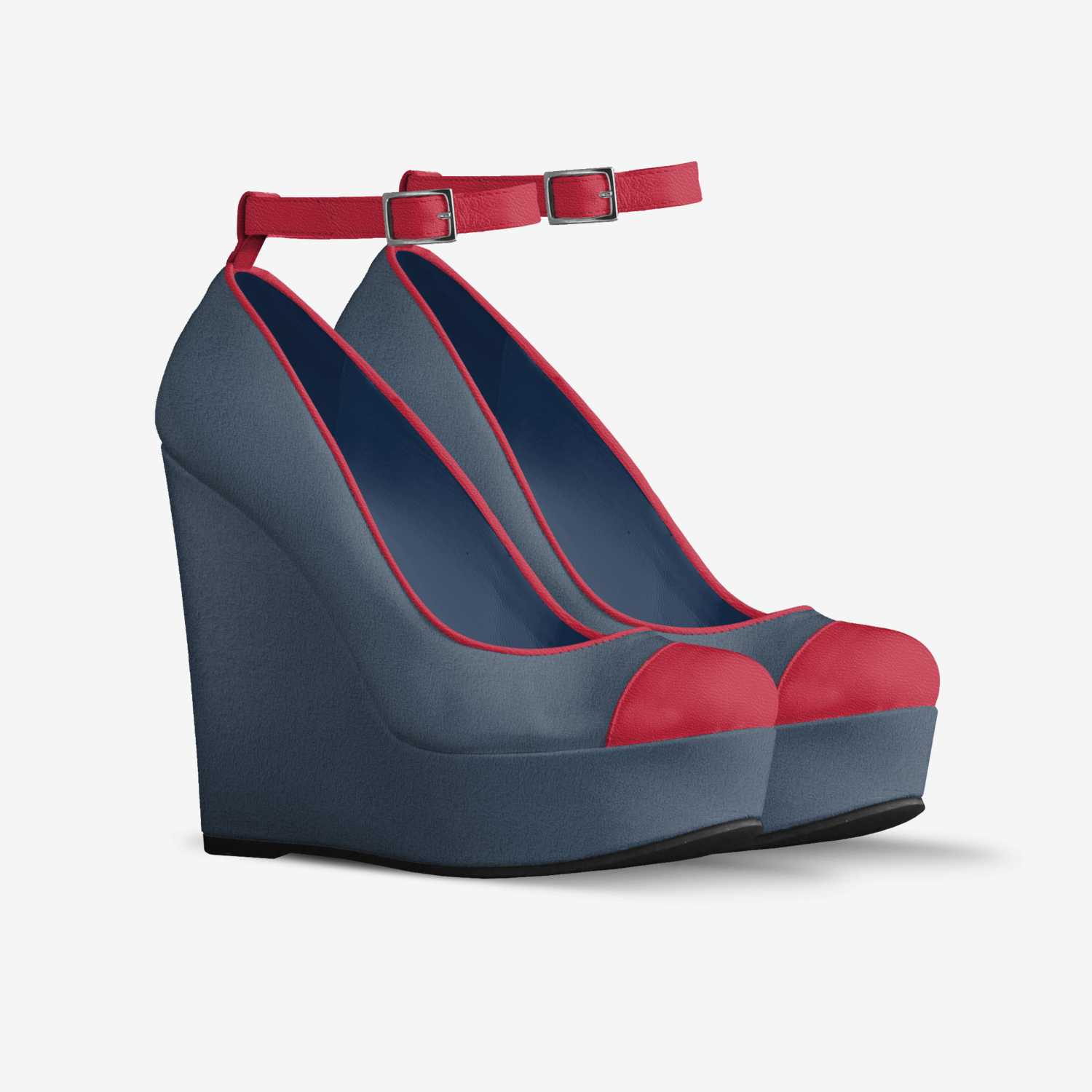 Reblu-Kinka T Kix custom made in Italy shoes by Kinka T Kix | Double view