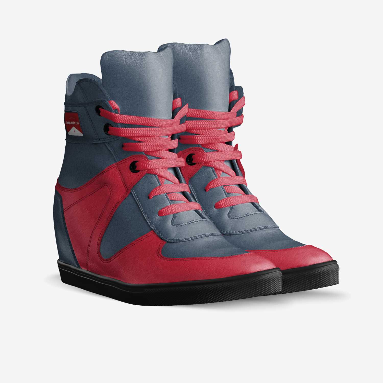Reblu-Kinka T Kix custom made in Italy shoes by Kinka T Kix | Double view