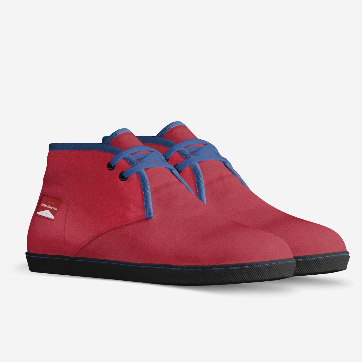 Reblu-Kinka T Kix custom made in Italy shoes by Kinka T Kix | Double view