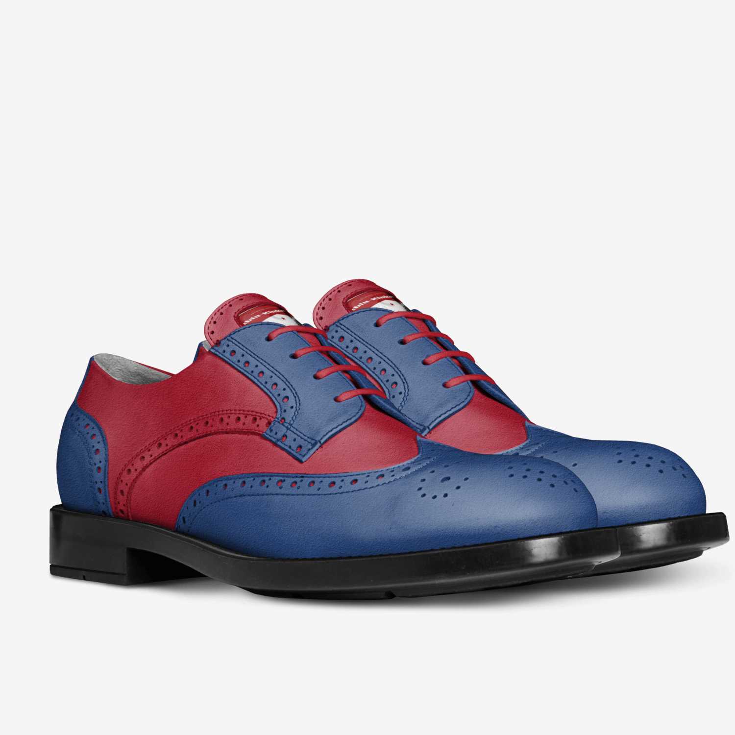 Reblu-Kinka T Kix custom made in Italy shoes by Kinka T Kix | Double view