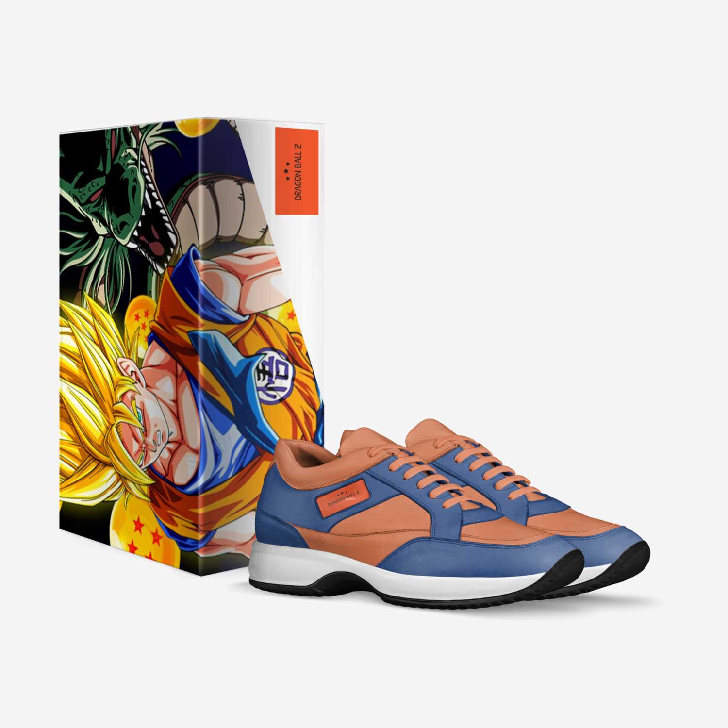 Dragon Ball Z custom made in Italy shoes by Jordan Wingate-jones | Box view