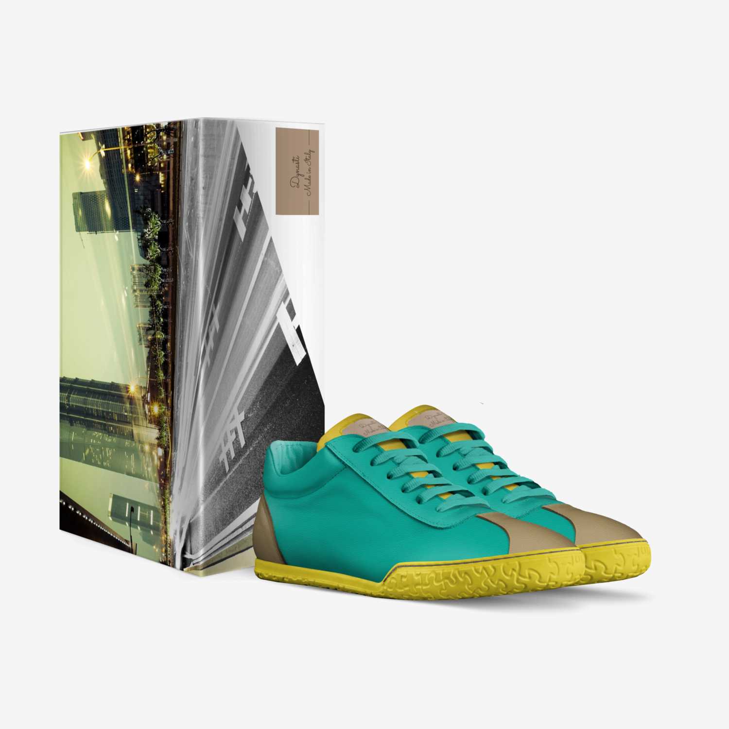 Dynasti custom made in Italy shoes by Octavia Mcknight | Box view