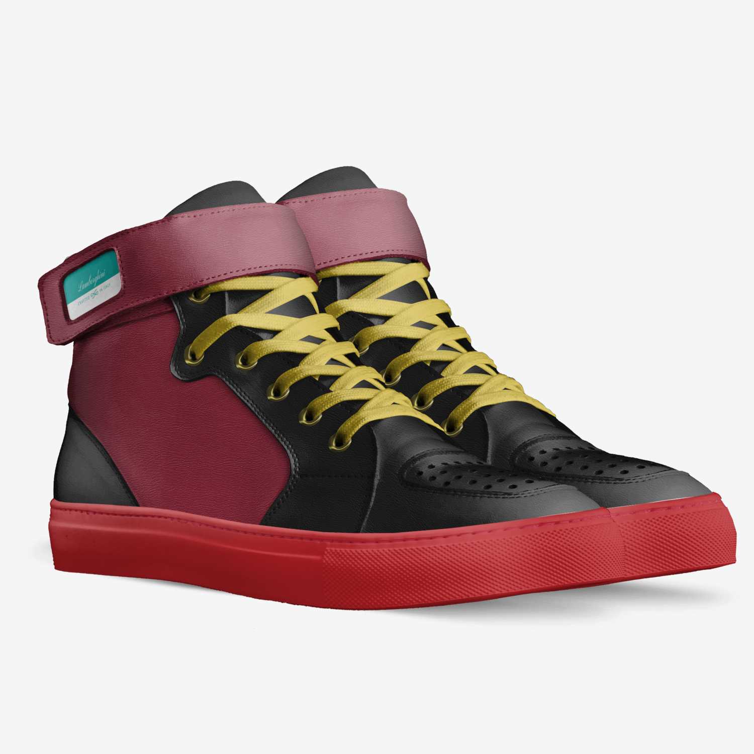Lamborghini custom made in Italy shoes by Hayden Ray Nadeau | Double view
