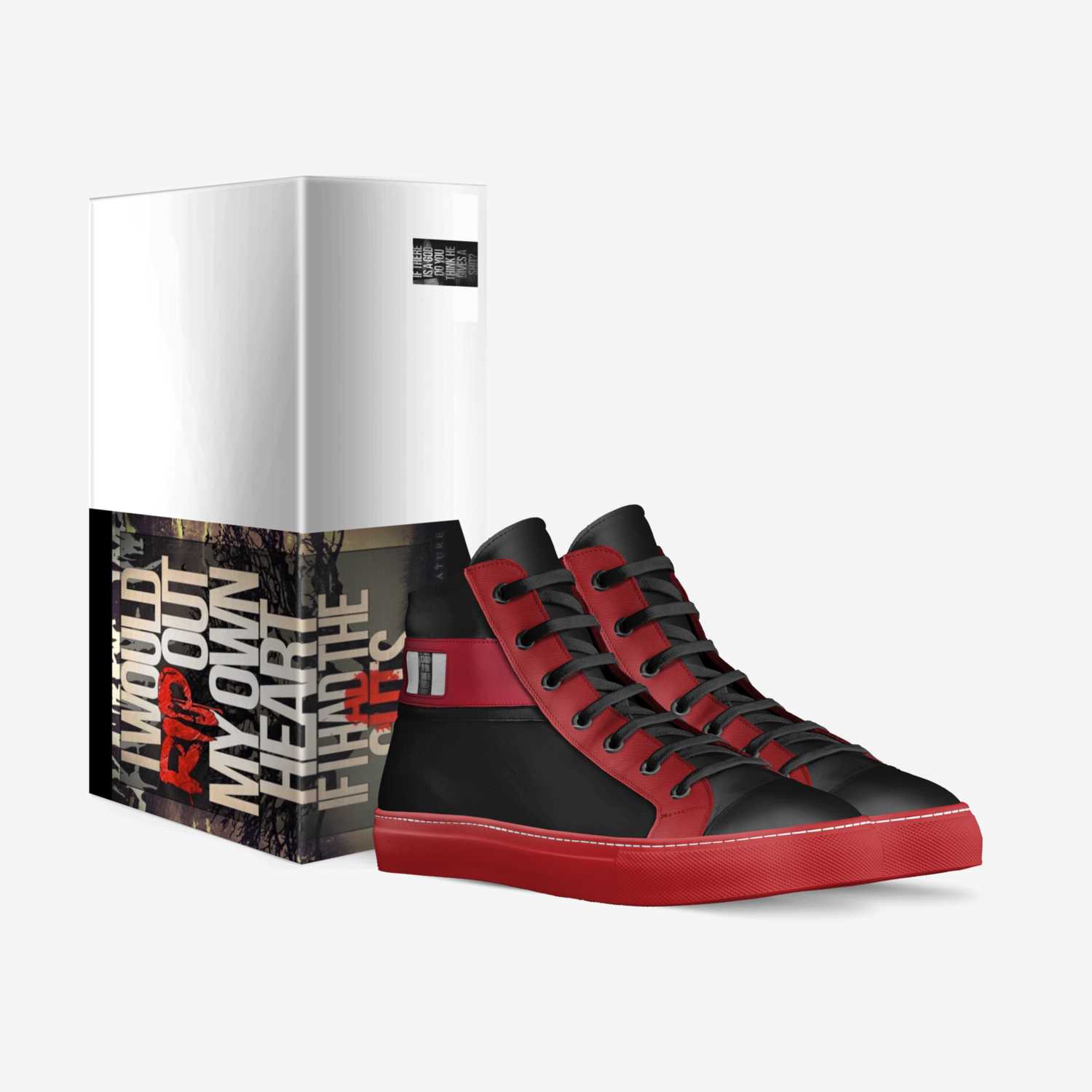 Deathcore custom made in Italy shoes by Mark Kirkpatrick | Box view