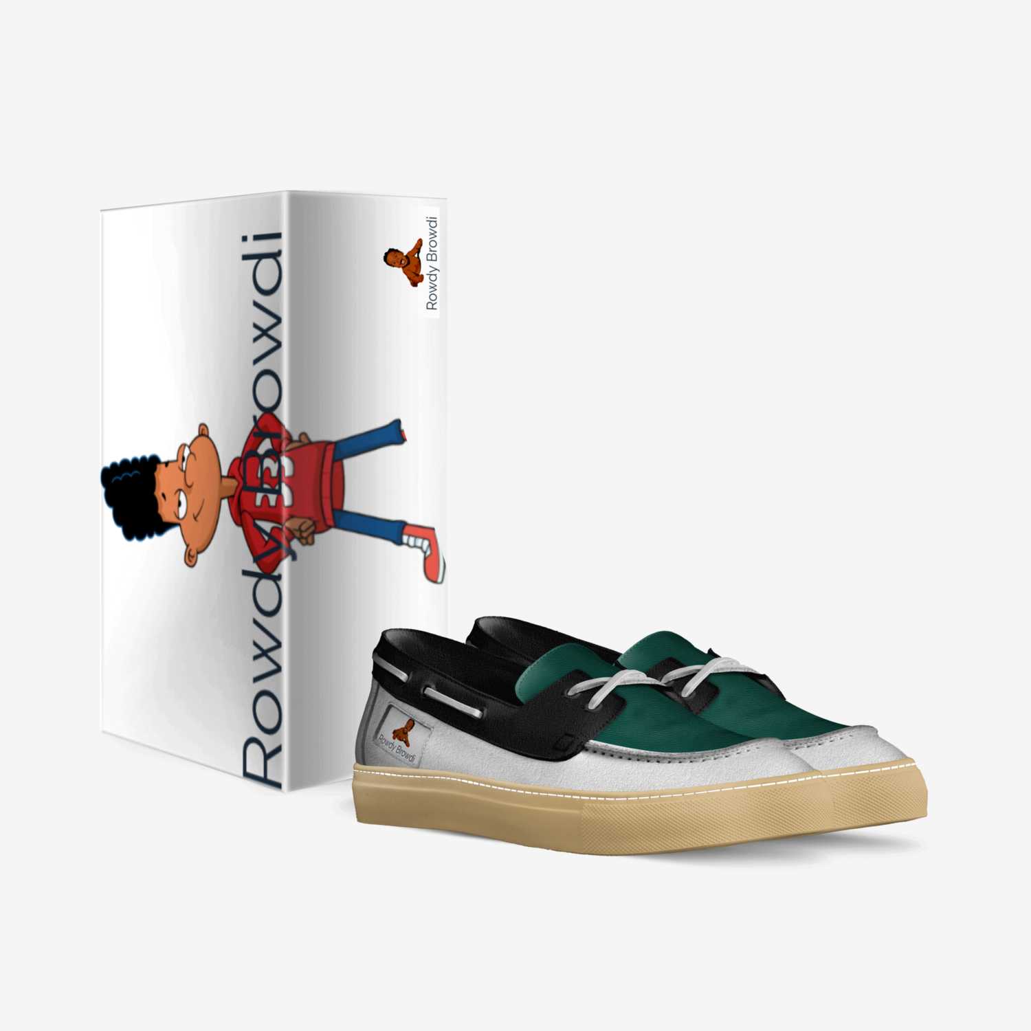 Rowdy Browdi custom made in Italy shoes by Janyia Corp | Box view