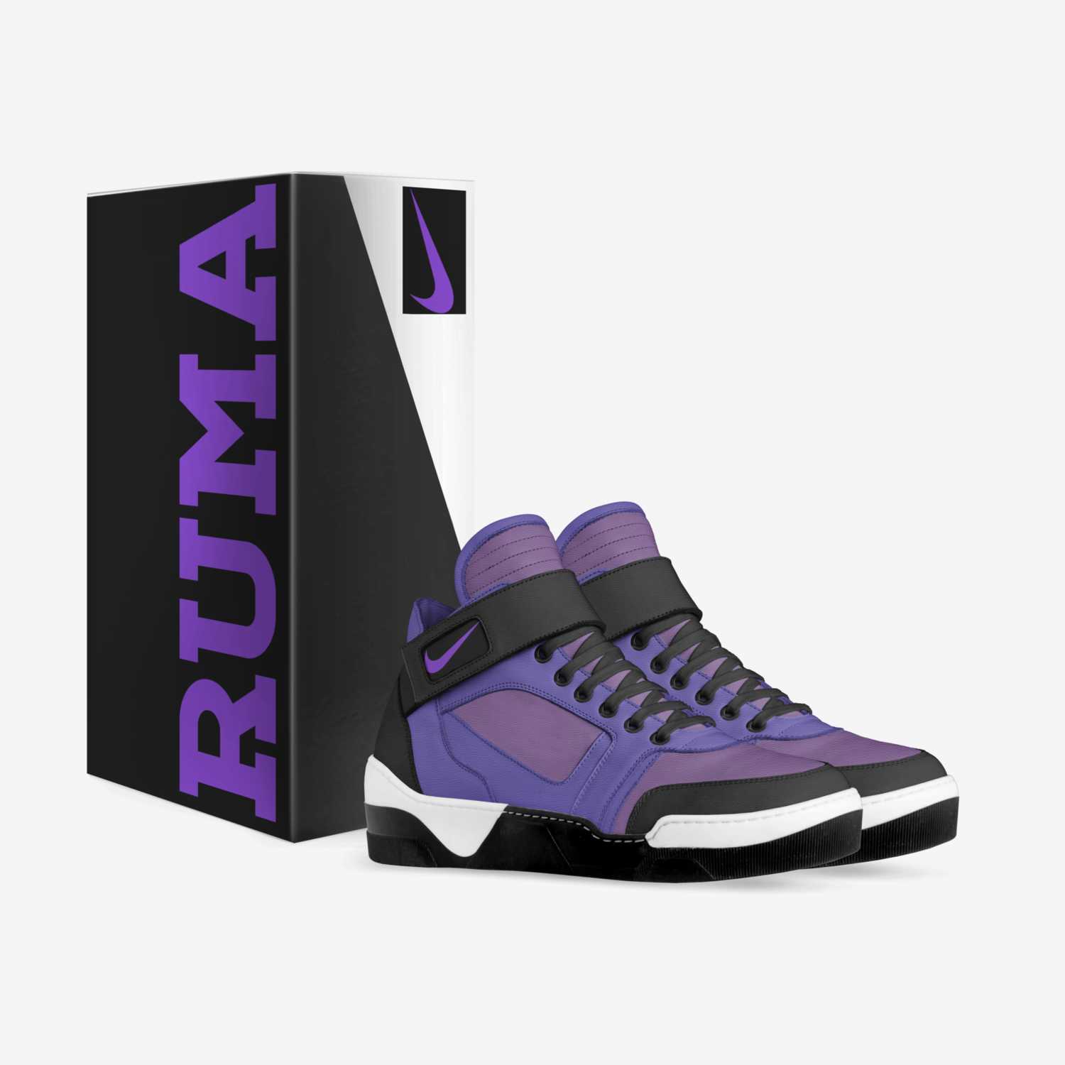 Ruma’s  custom made in Italy shoes by Swagger Dog | Box view