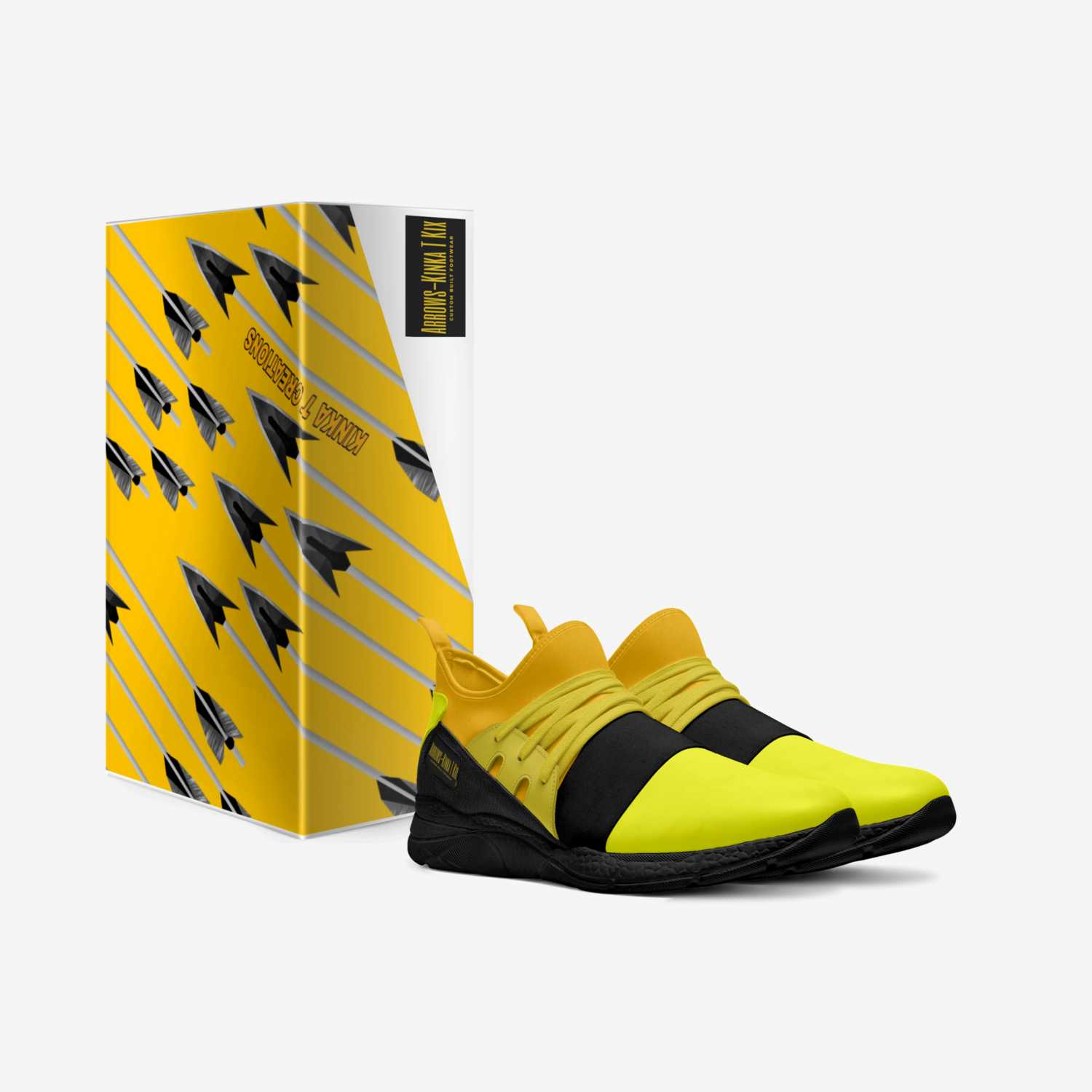 Arrows-Kinka T Kix custom made in Italy shoes by Kinka T Kix | Box view