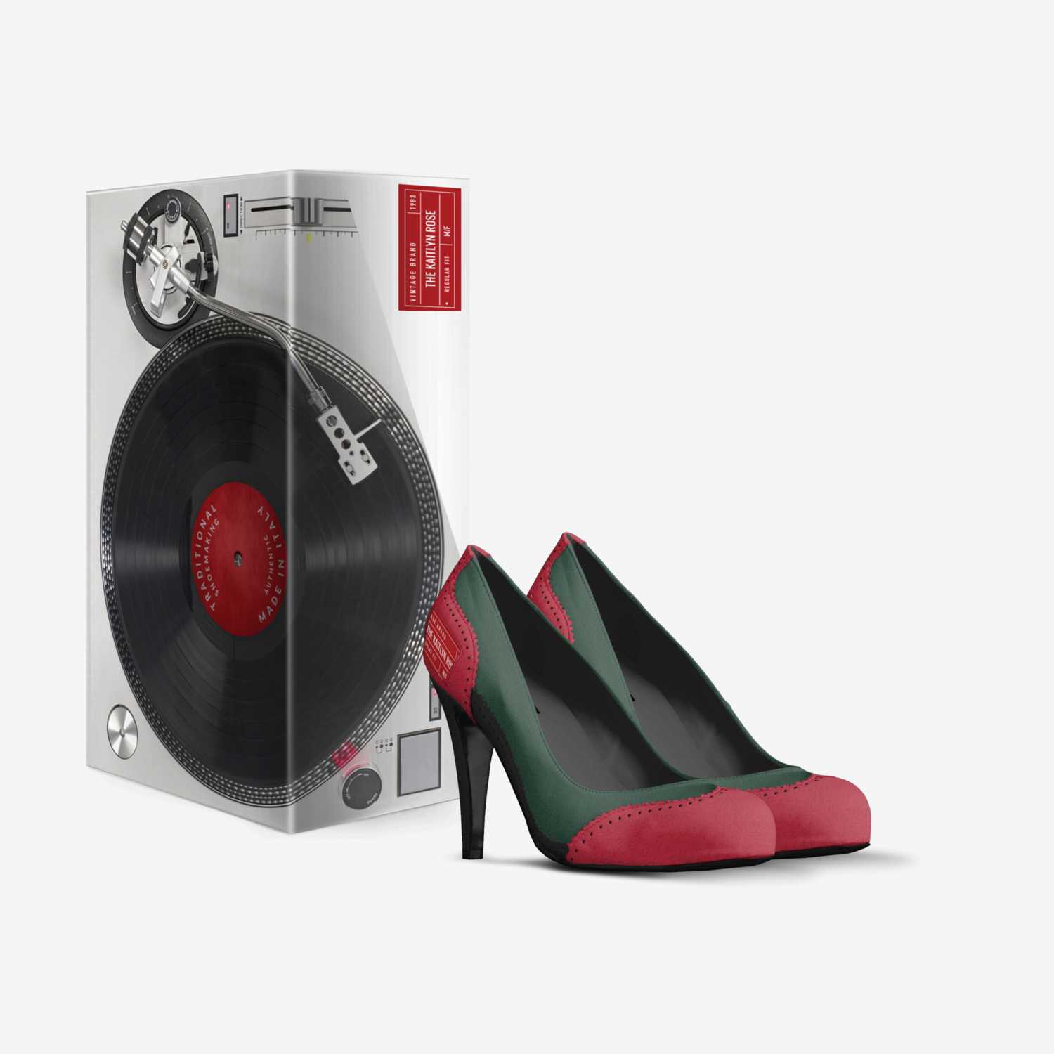 the kaitlyn rose custom made in Italy shoes by Kaitlyn Bujess | Box view