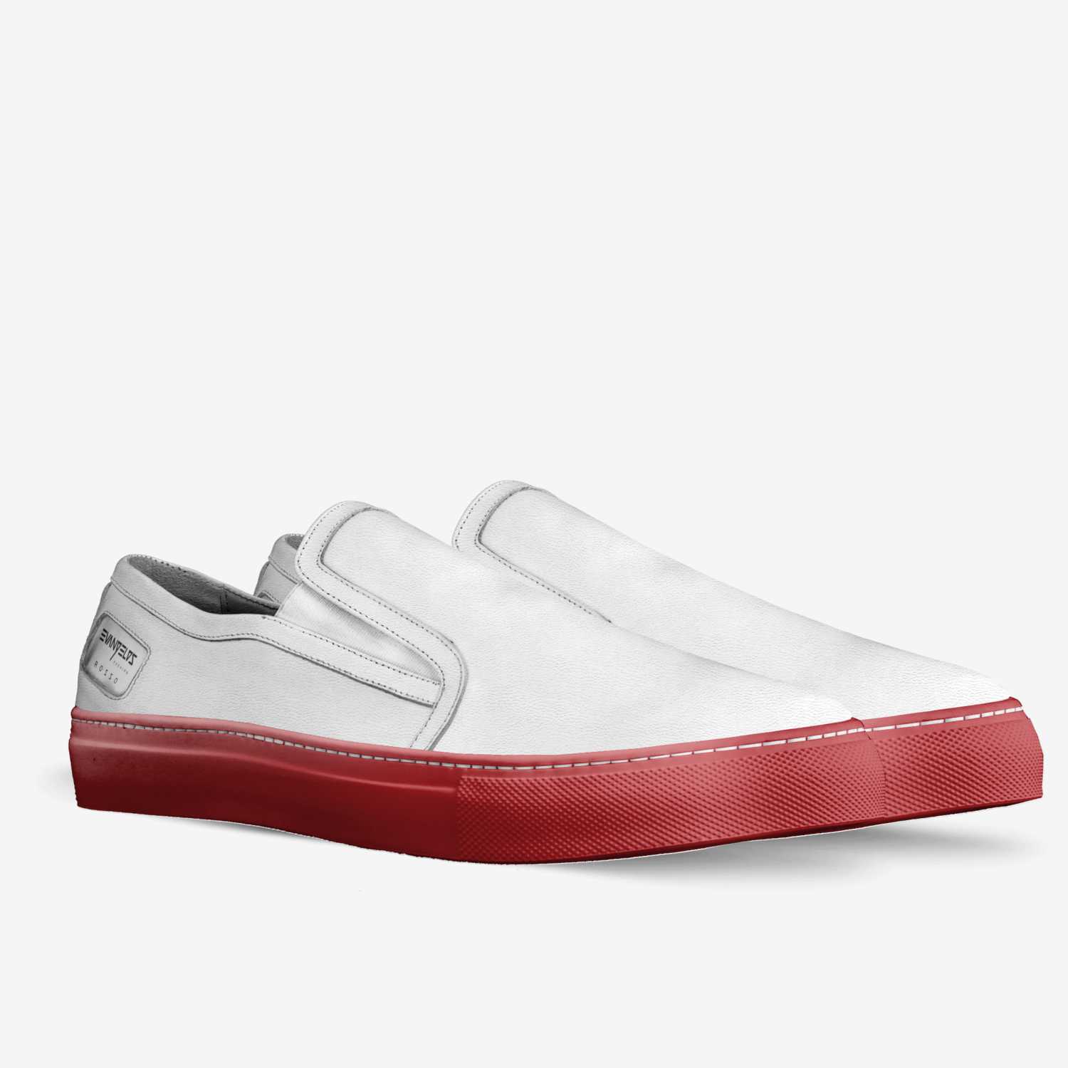 ROSSO custom made in Italy shoes by Evangelos Fashion | Double view