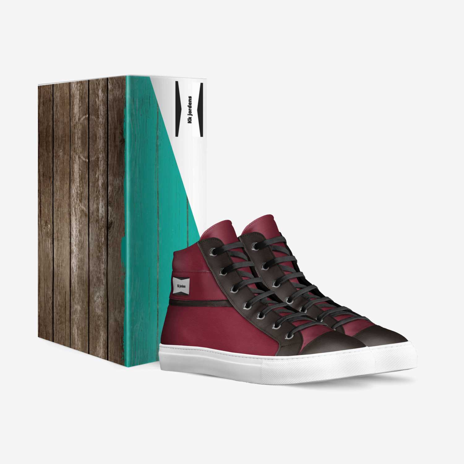 Kk jordens custom made in Italy shoes by Kristen | Box view