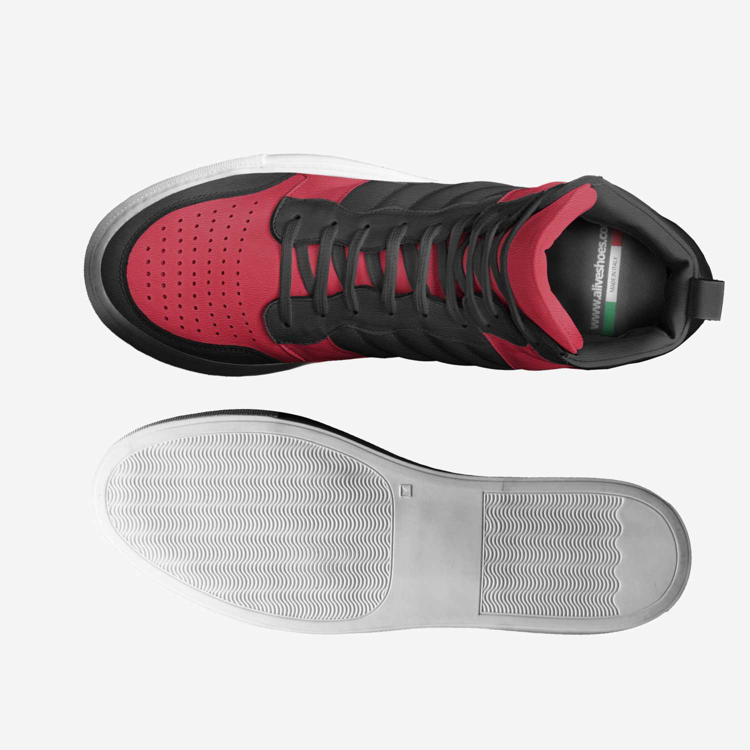 Bj's custom made in Italy shoes by Brandon | Top view