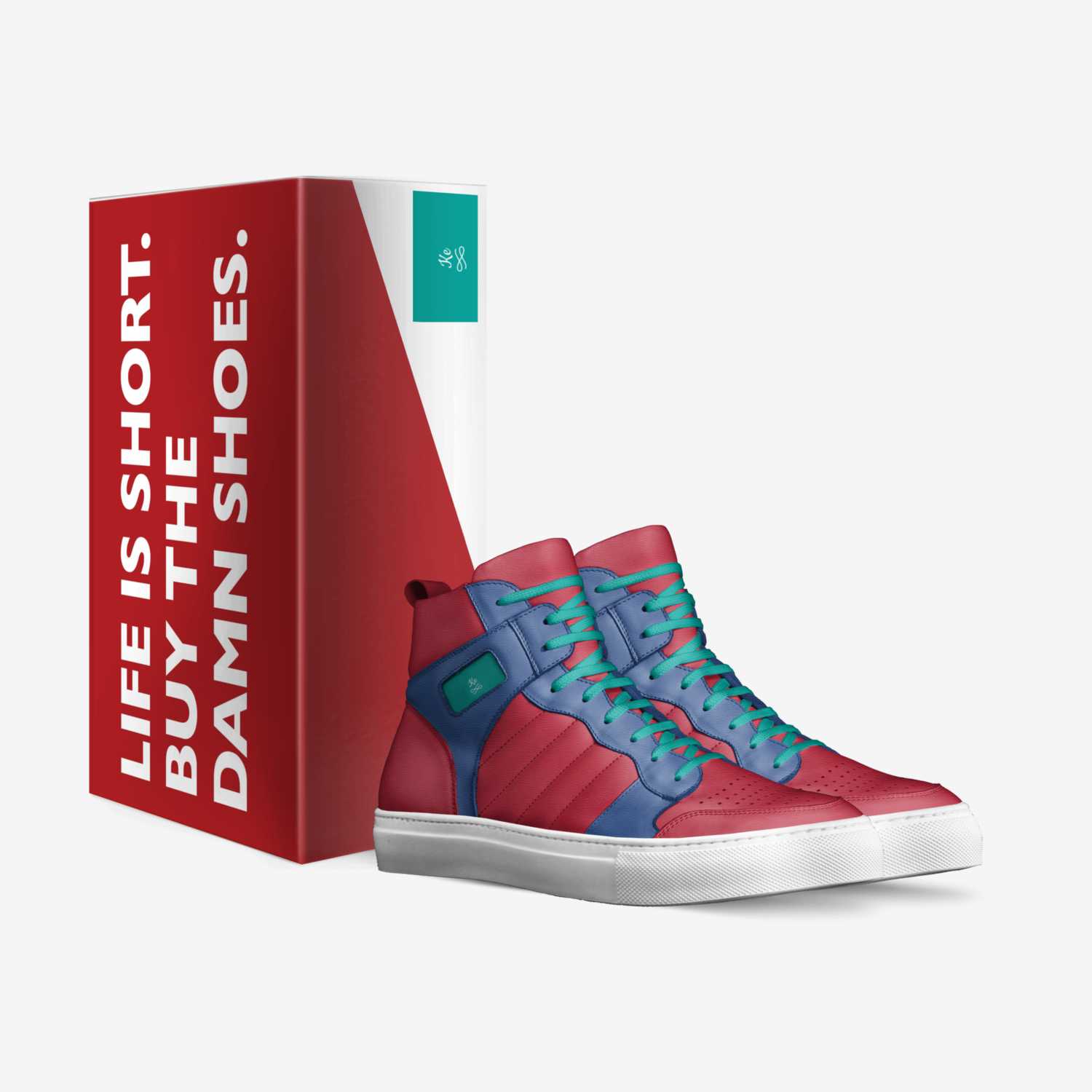 Ke custom made in Italy shoes by Kobe Jeffcoat | Box view