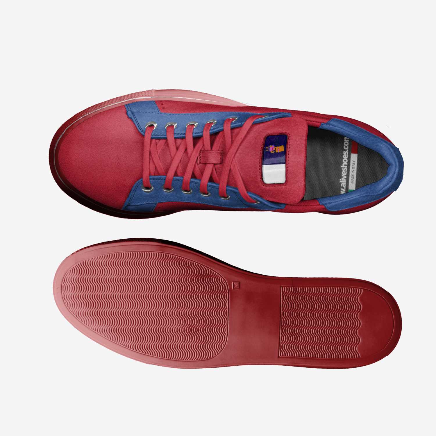 HTX FAM custom made in Italy shoes by Andre Batts | Top view