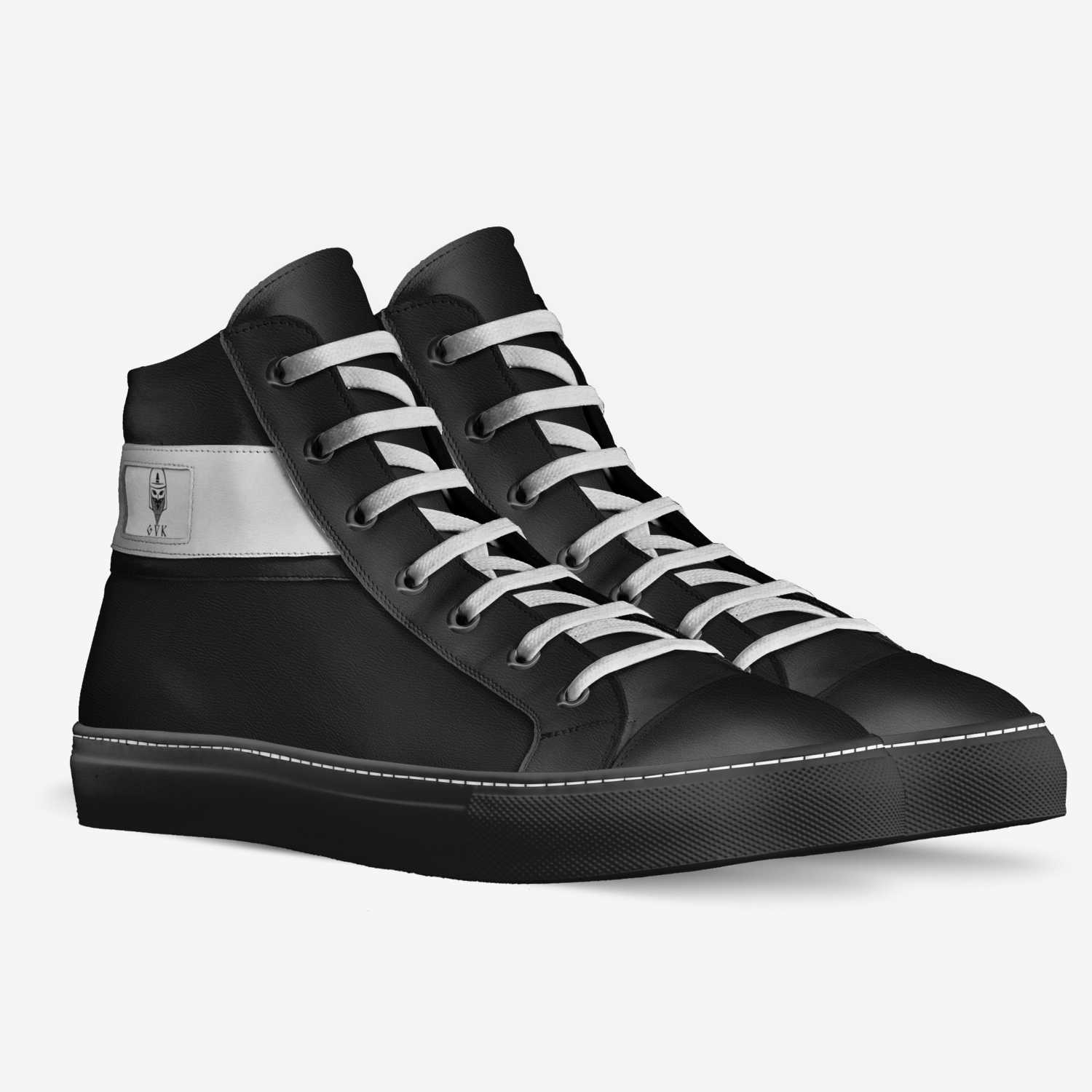 Ghetto Viking Kicks custom made in Italy shoes by Kyle Mortiss | Double view