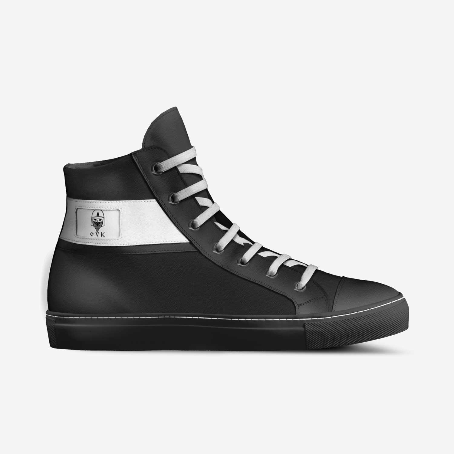 Ghetto Viking Kicks custom made in Italy shoes by Kyle Mortiss | Side view