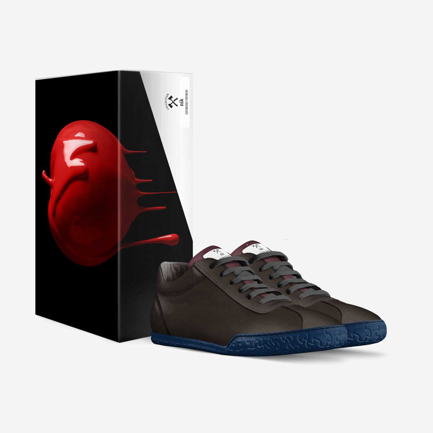 nik custom made in Italy shoes by Bryce B | Box view
