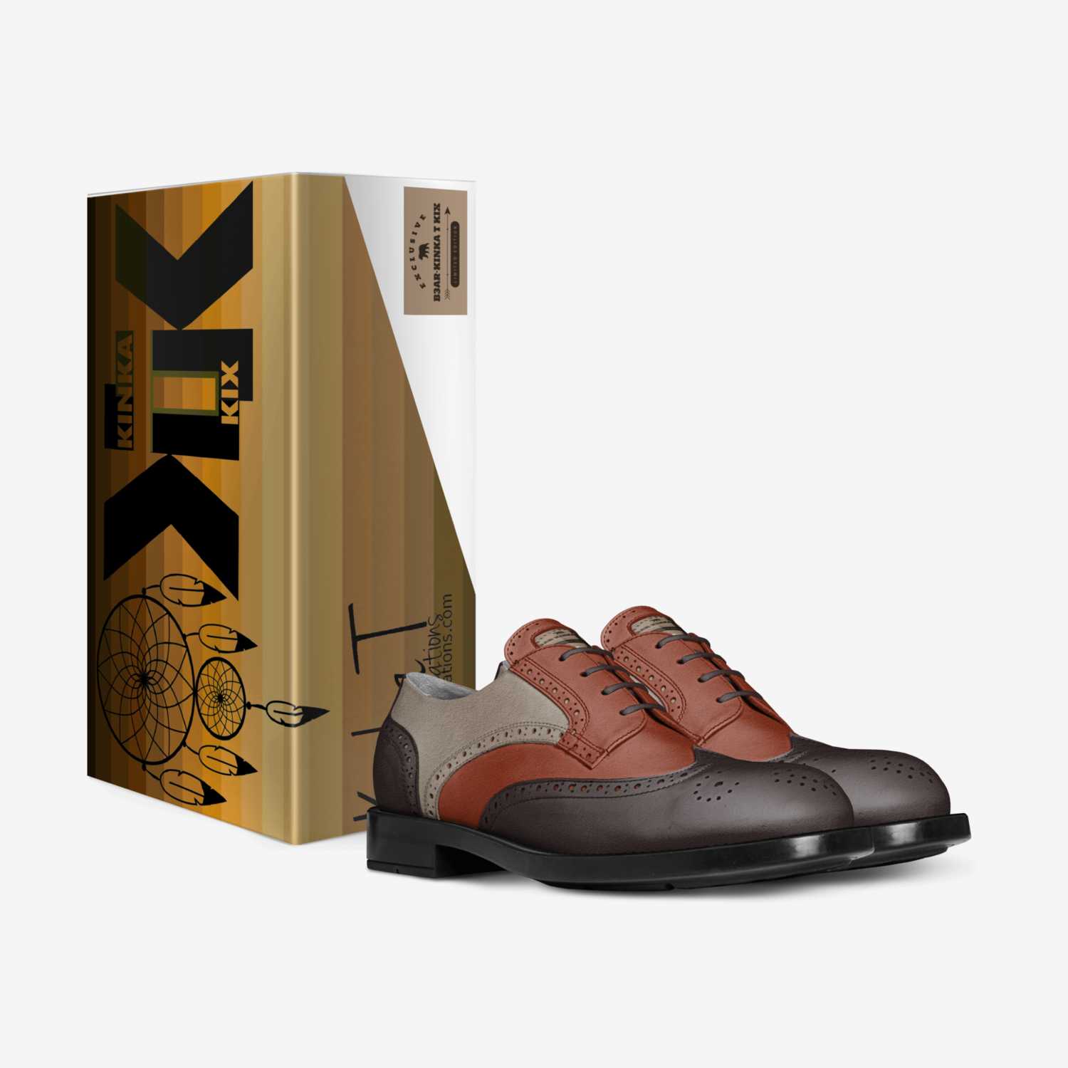 B3AR-Kinka T Kix custom made in Italy shoes by Kinka T Kix | Box view