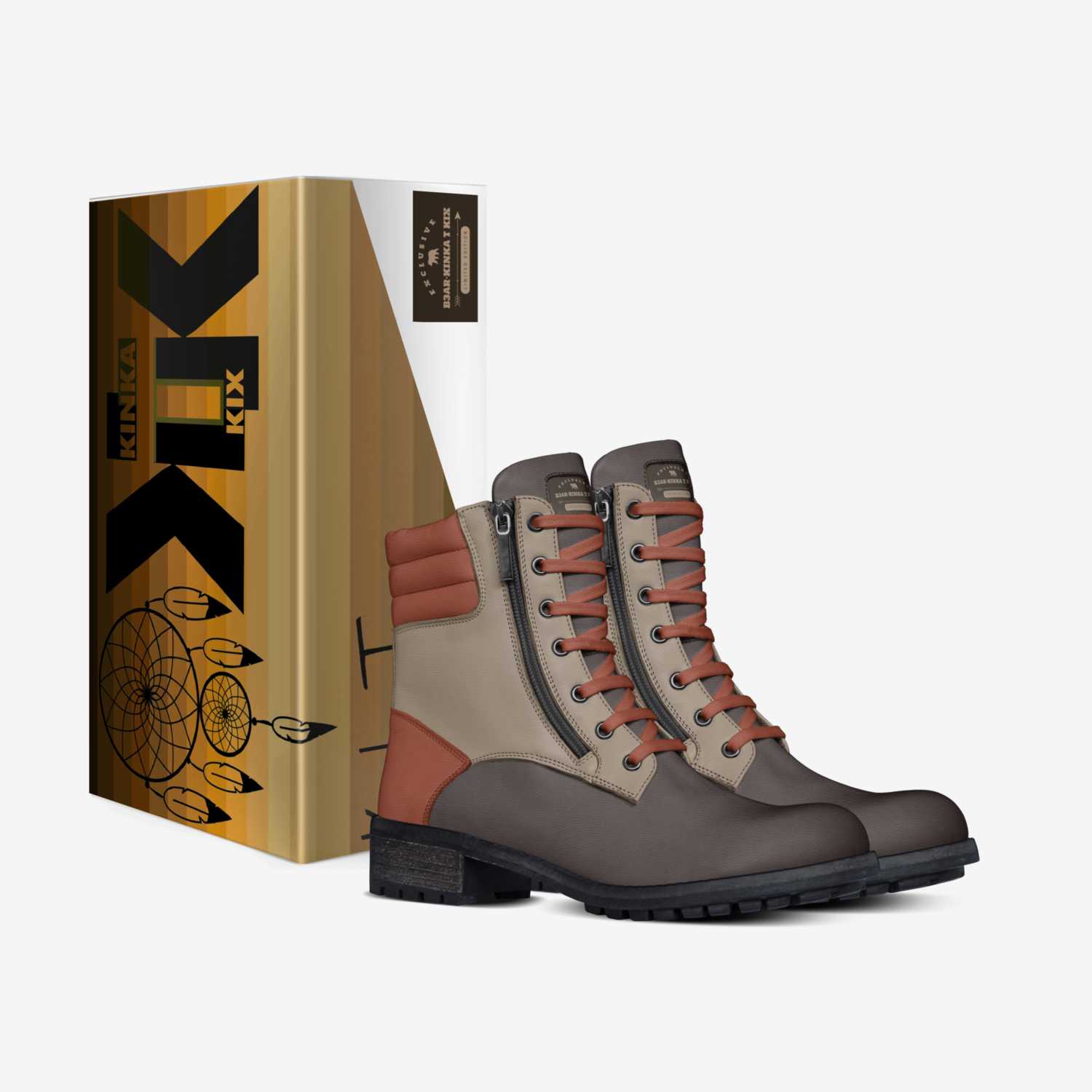 B3AR-Kinka T Kix custom made in Italy shoes by Kinka T Kix | Box view