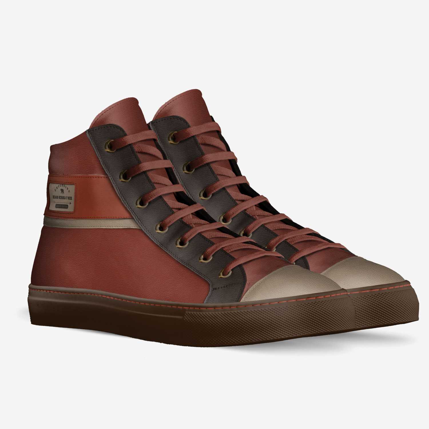 B3AR-Kinka T Kix custom made in Italy shoes by Kinka T Kix | Double view