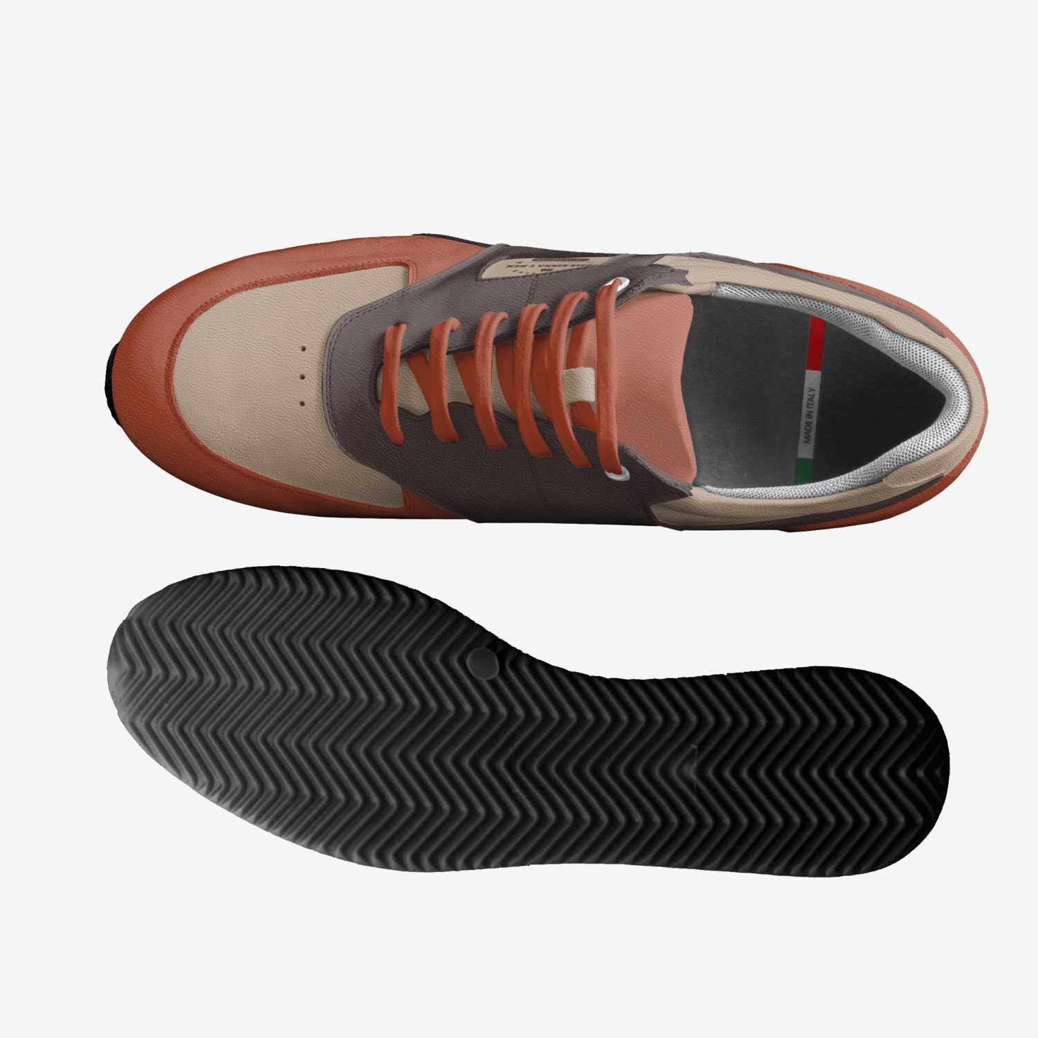 B3AR-Kinka T Kix custom made in Italy shoes by Kinka T Kix | Top view