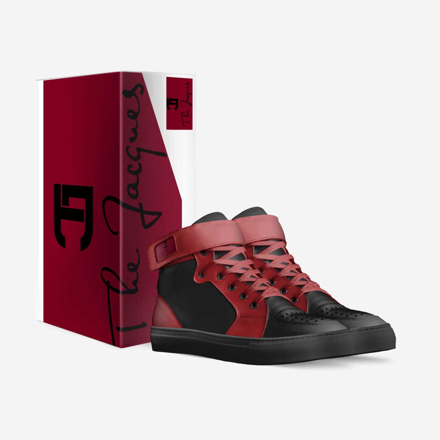 Varsity High Tops custom made in Italy shoes by The Jacques | Box view