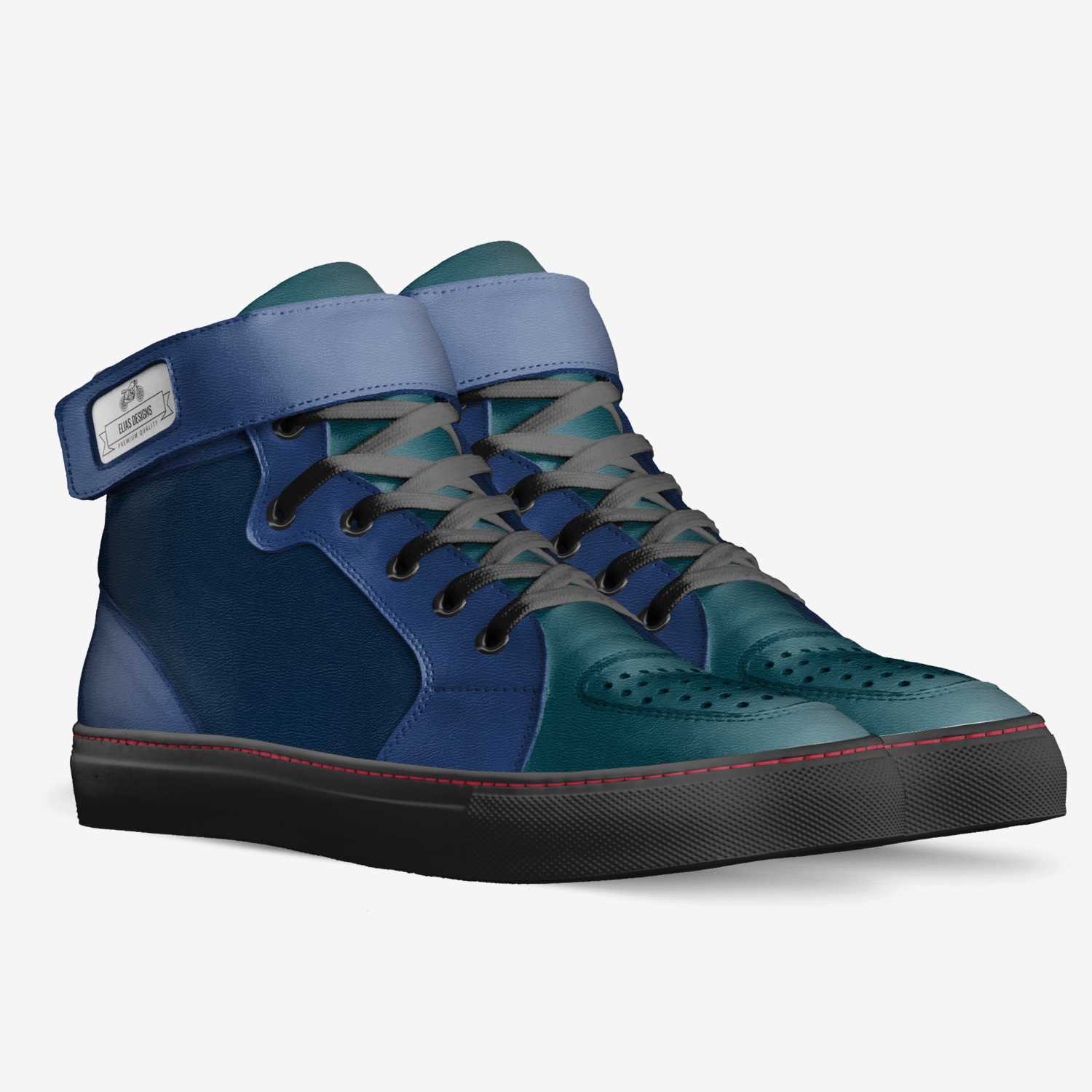 Elias designs custom made in Italy shoes by Leopoldo Kahn | Double view