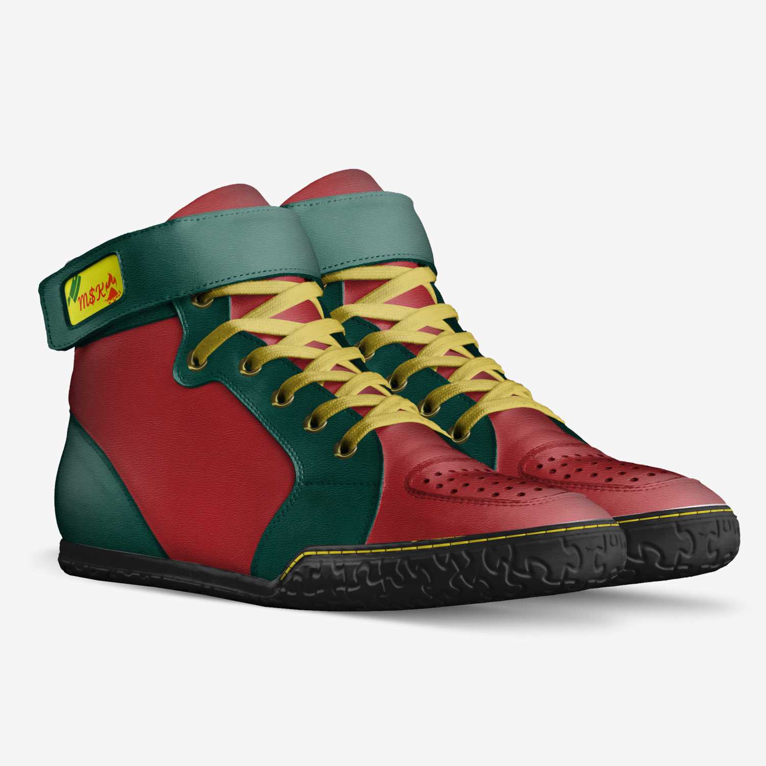 MSK custom made in Italy shoes by Jessoneil Ferguson | Double view