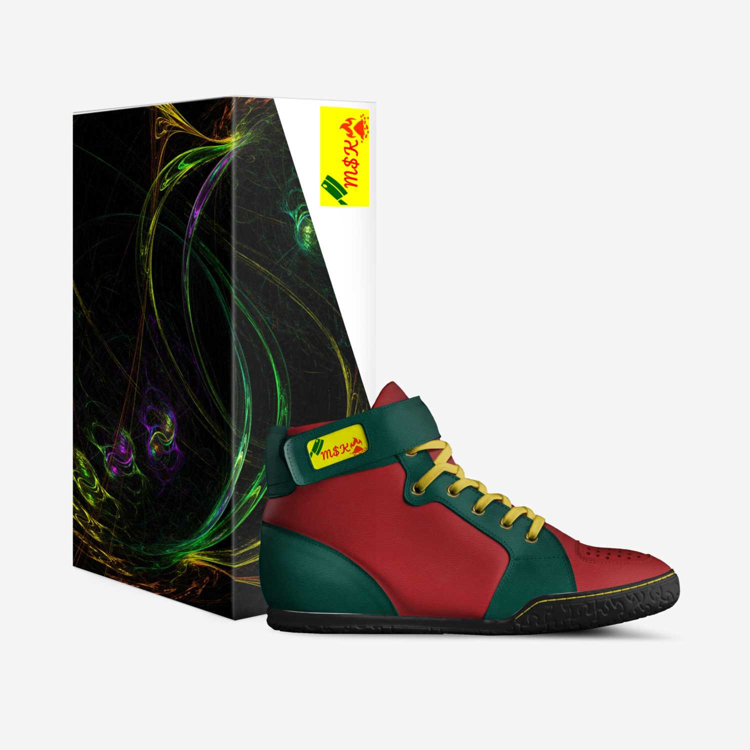 MSK custom made in Italy shoes by Jessoneil Ferguson | Box view