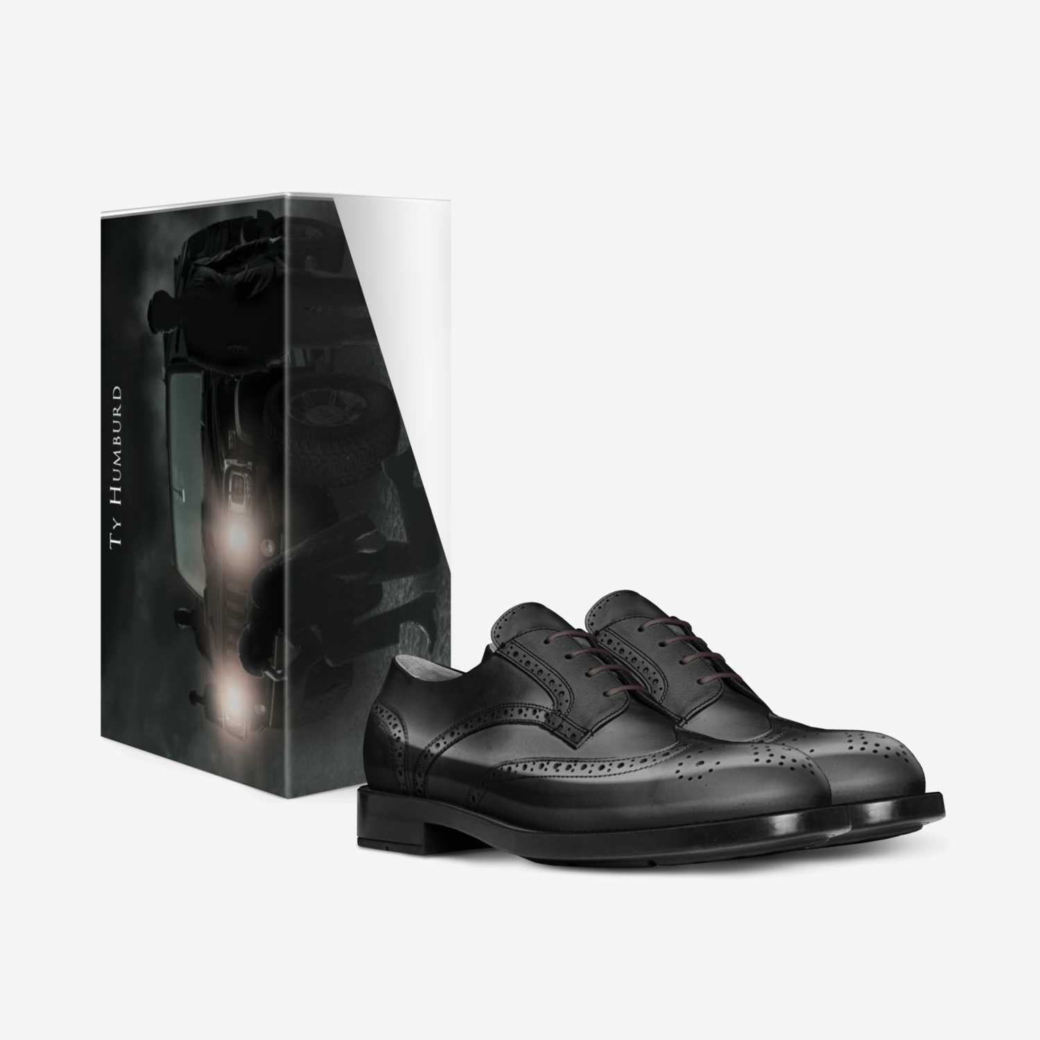 Murdered Out  custom made in Italy shoes by Ty Humburd | Box view