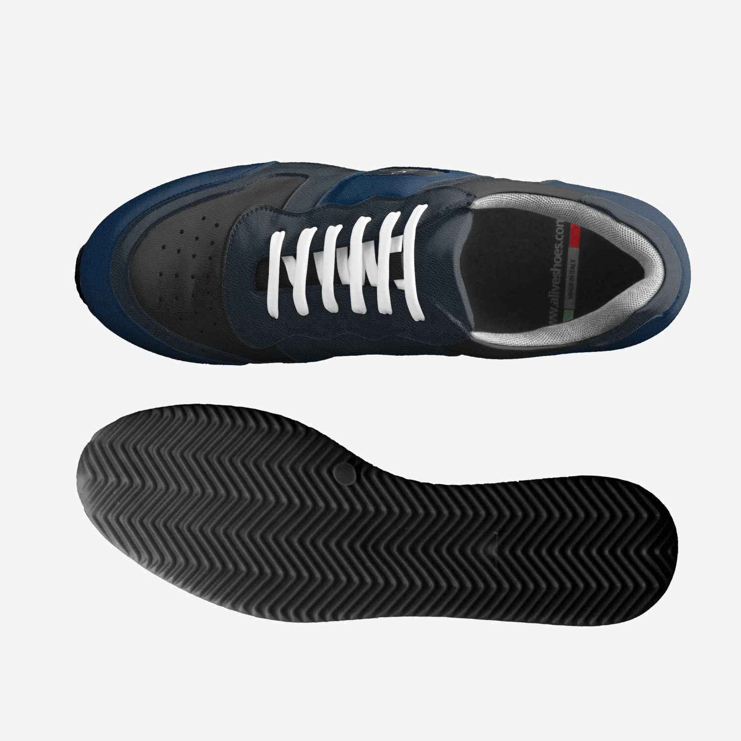 D Weezy  custom made in Italy shoes by Dewayne Williams | Top view