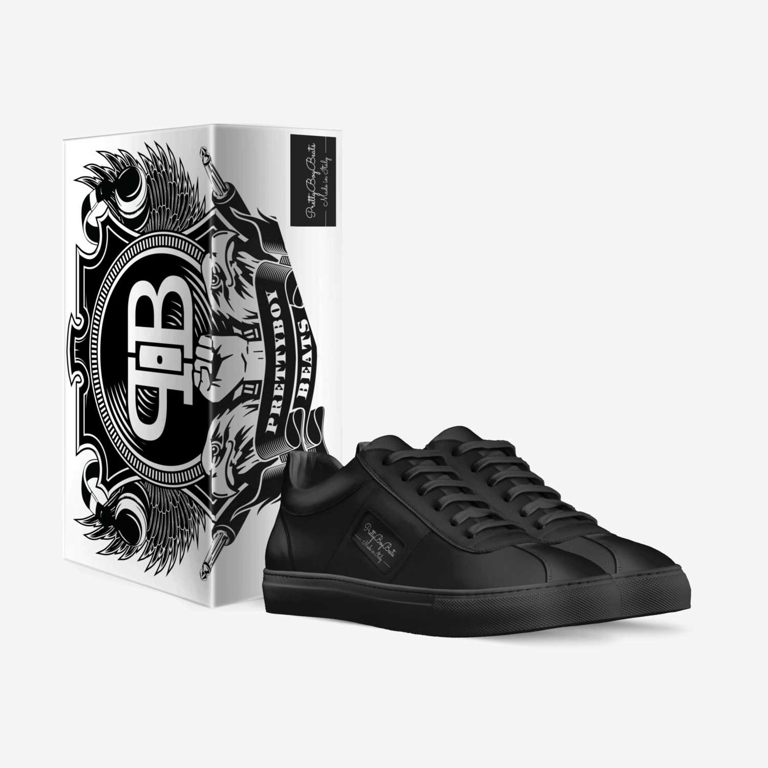PrettyBoyBeats custom made in Italy shoes by George Seals | Box view