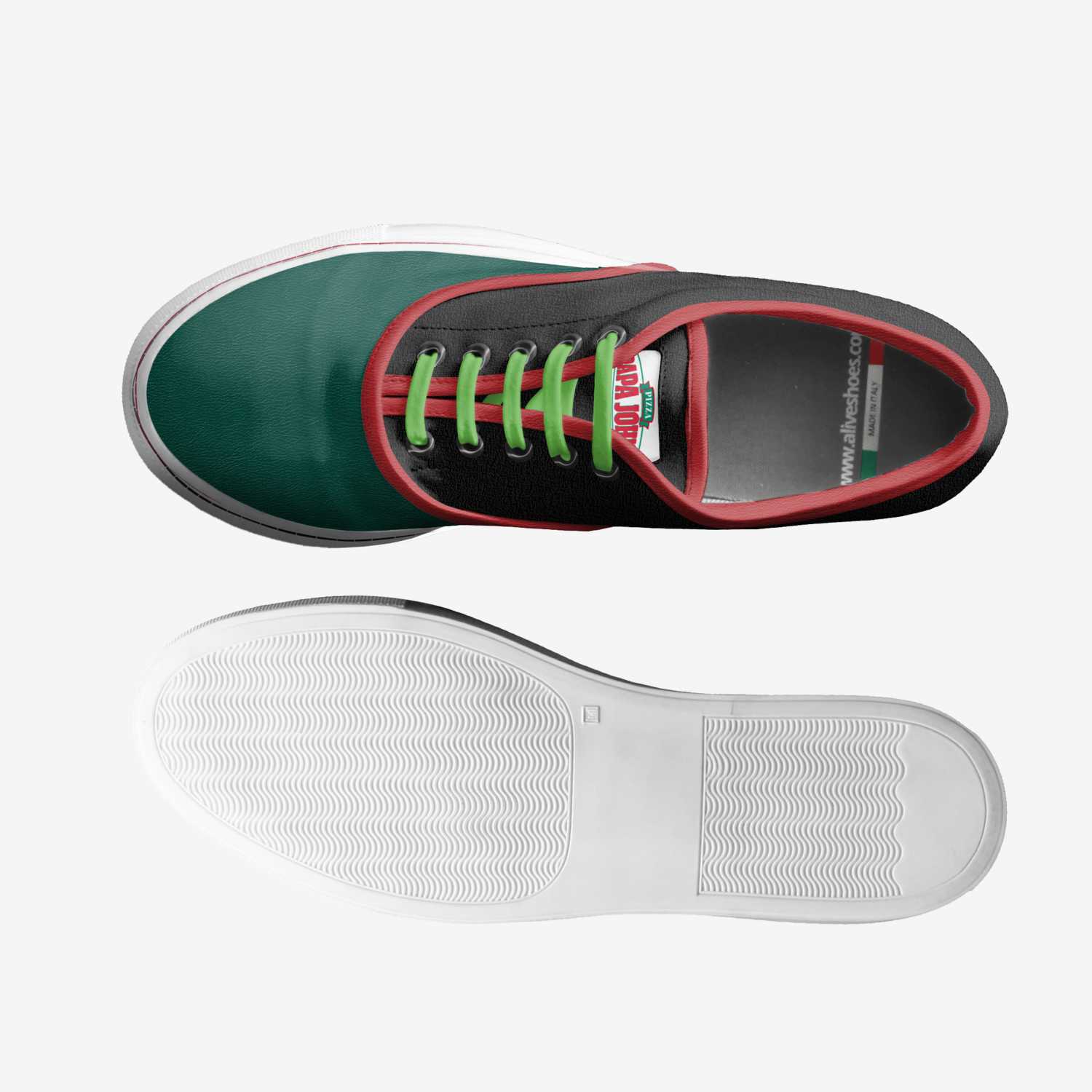 Papa John Pepper custom made in Italy shoes by David Manning 2 | Top view