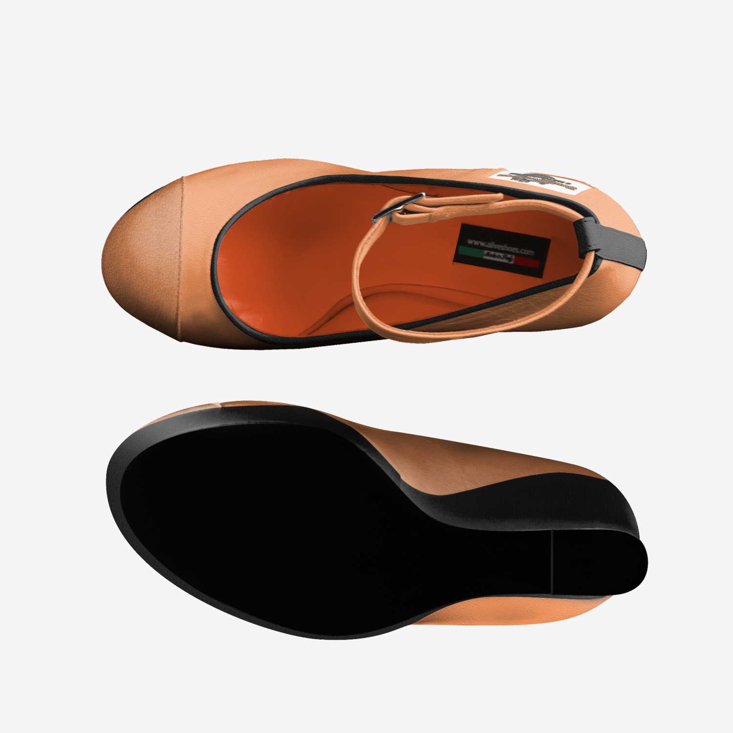Nicole custom made in Italy shoes by Vincent Fews | Top view
