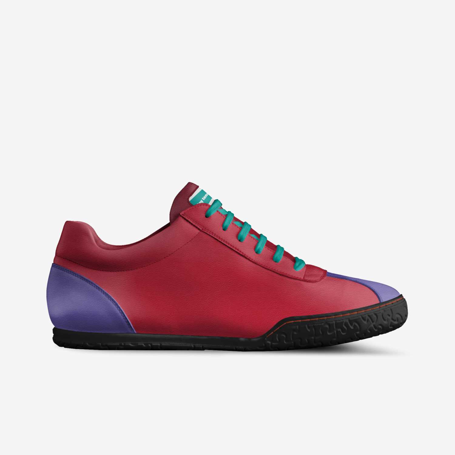 Ray tennis shoes custom made in Italy shoes by Aidan | Side view
