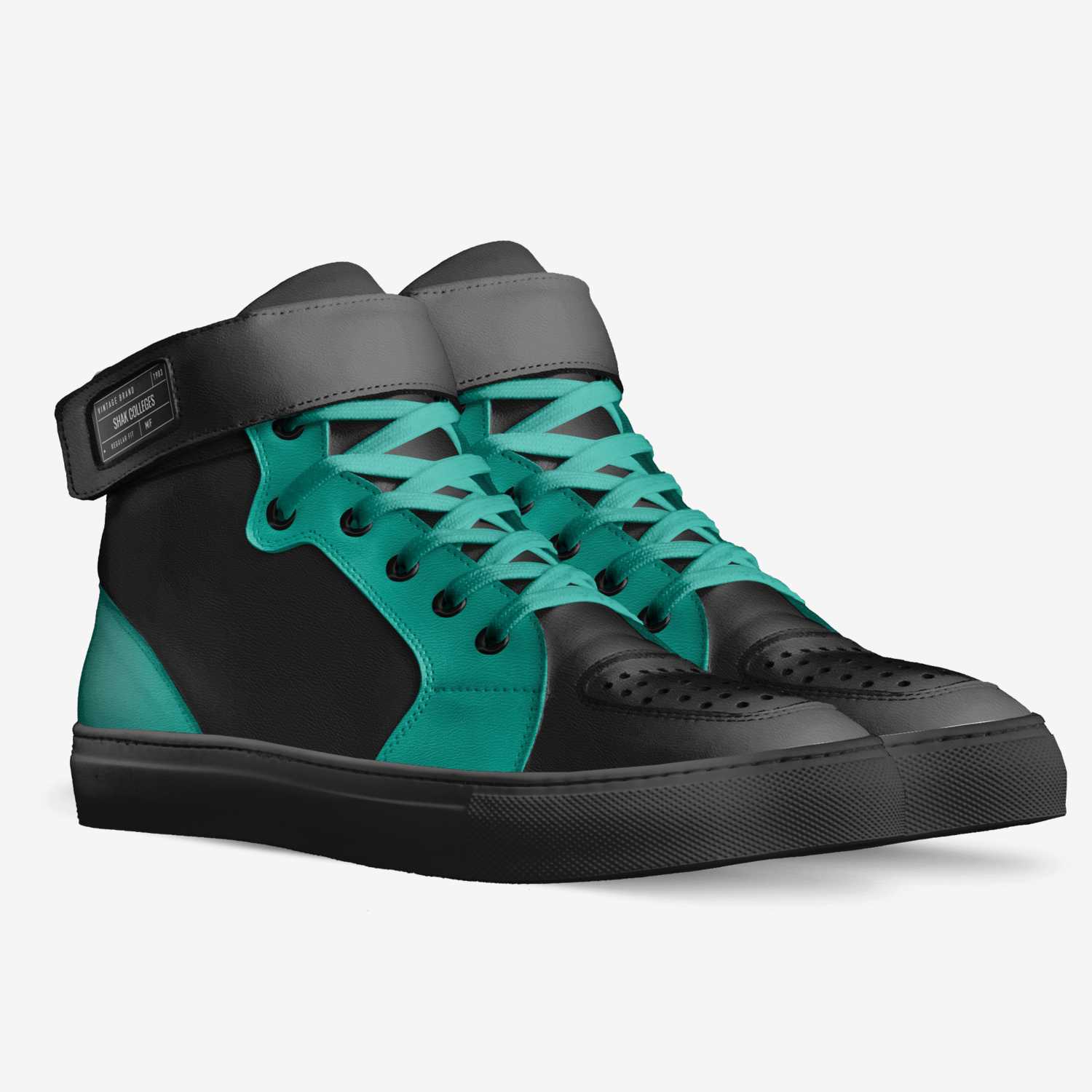 Shak Colleges custom made in Italy shoes by Shakeel Shak | Double view