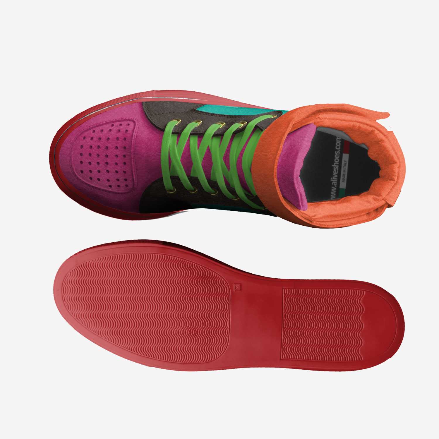 The Ray V.1 custom made in Italy shoes by Aidan | Top view