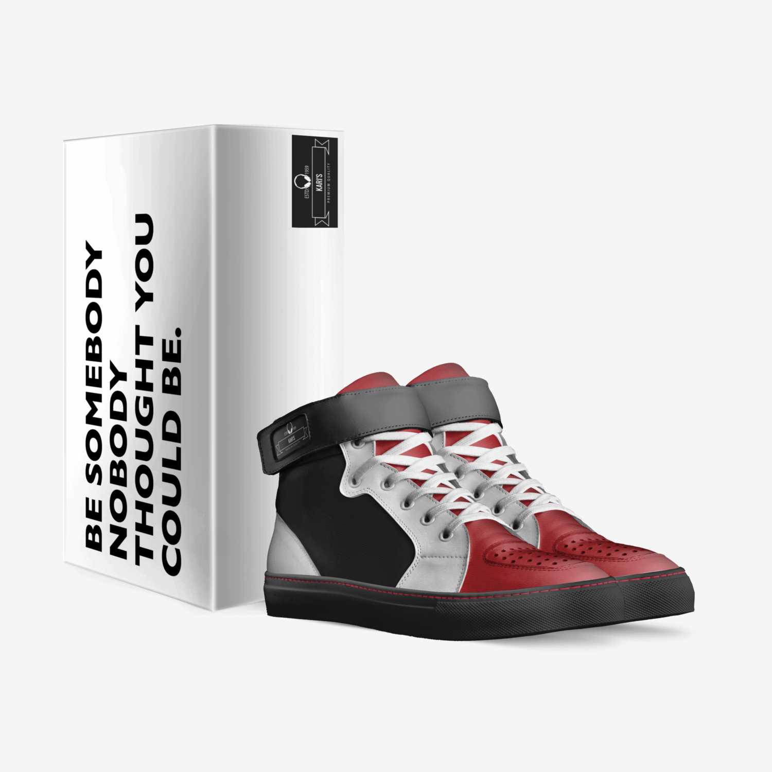 Kari's custom made in Italy shoes by Yakari Bryant | Box view