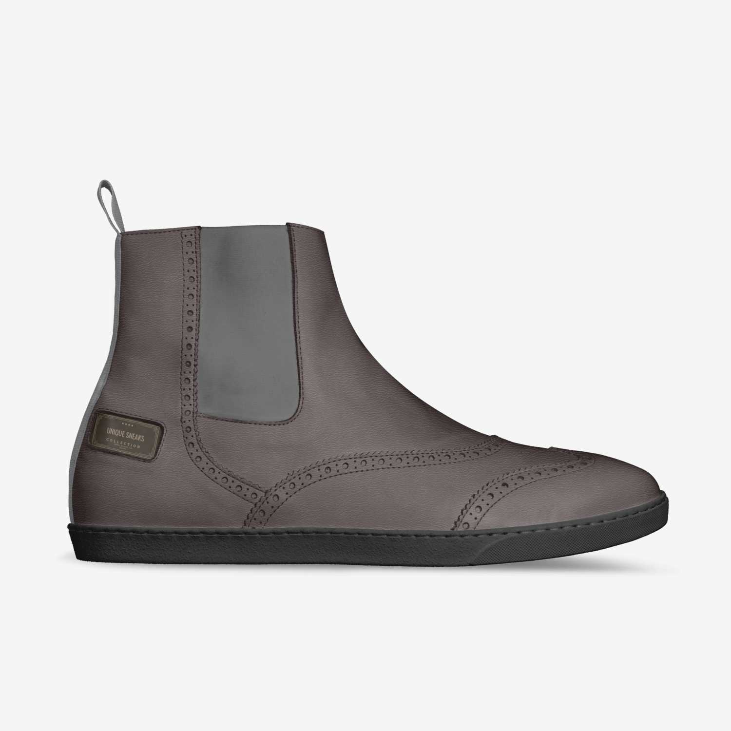 Unique Sneaks custom made in Italy shoes by Colton Hogsed | Side view