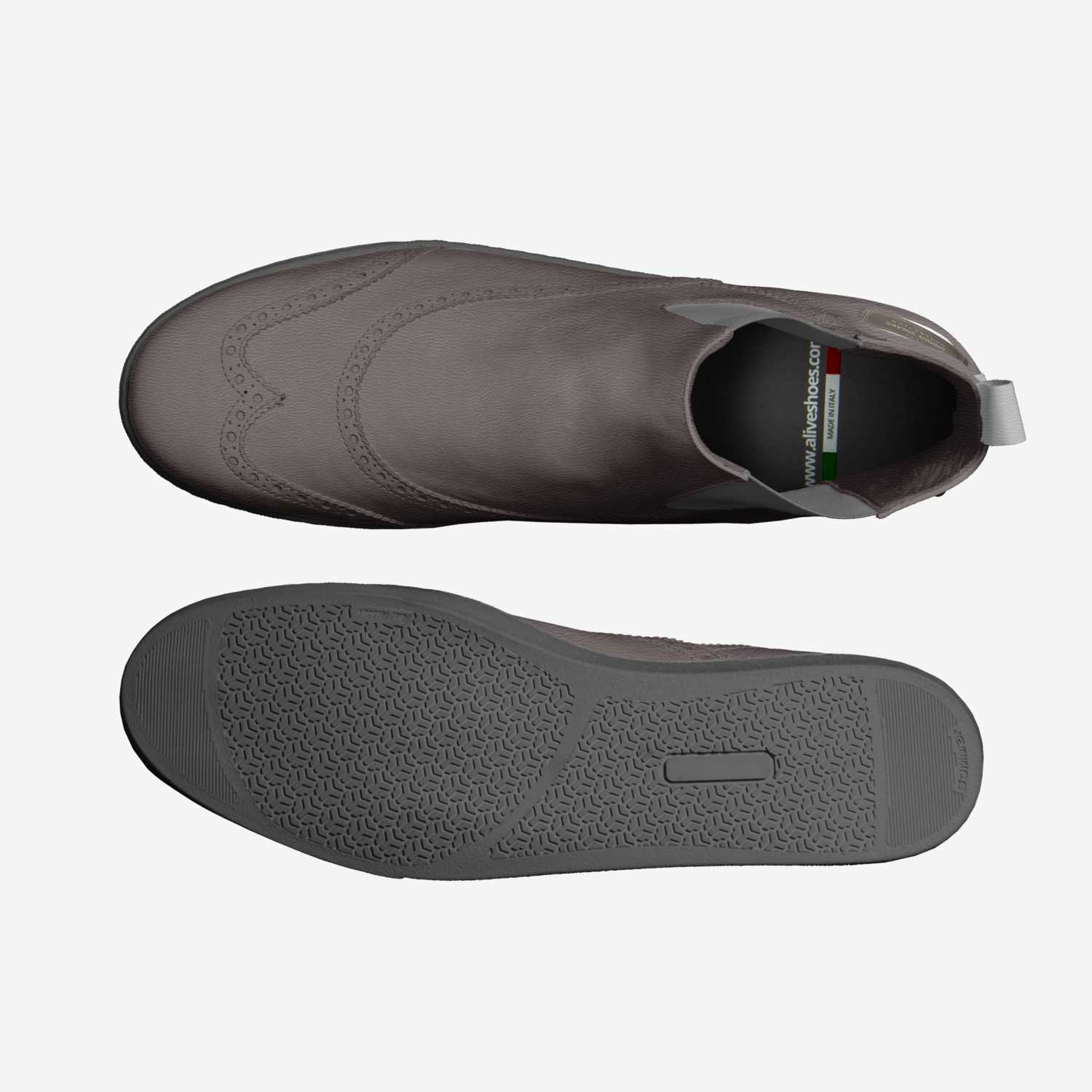 Unique Sneaks custom made in Italy shoes by Colton Hogsed | Top view