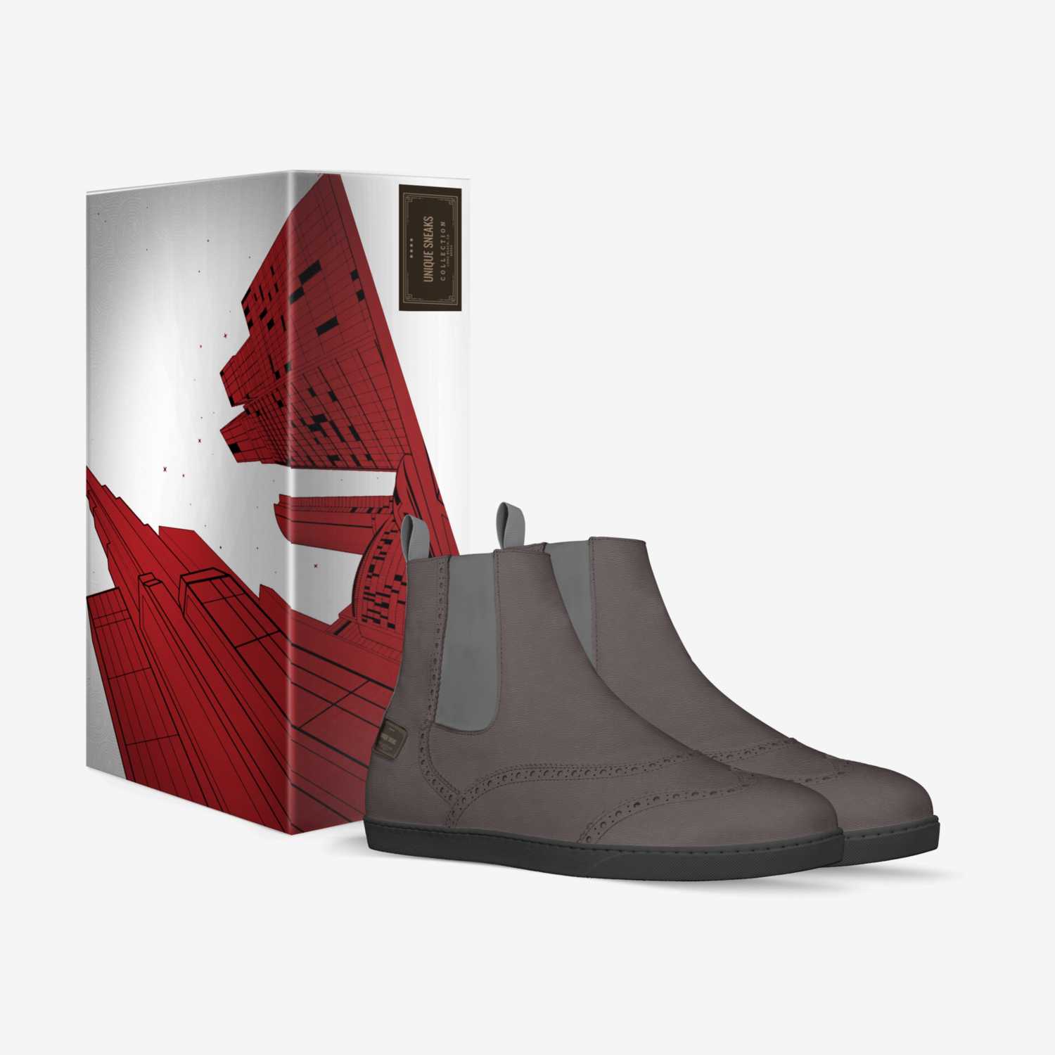 Unique Sneaks custom made in Italy shoes by Colton Hogsed | Box view