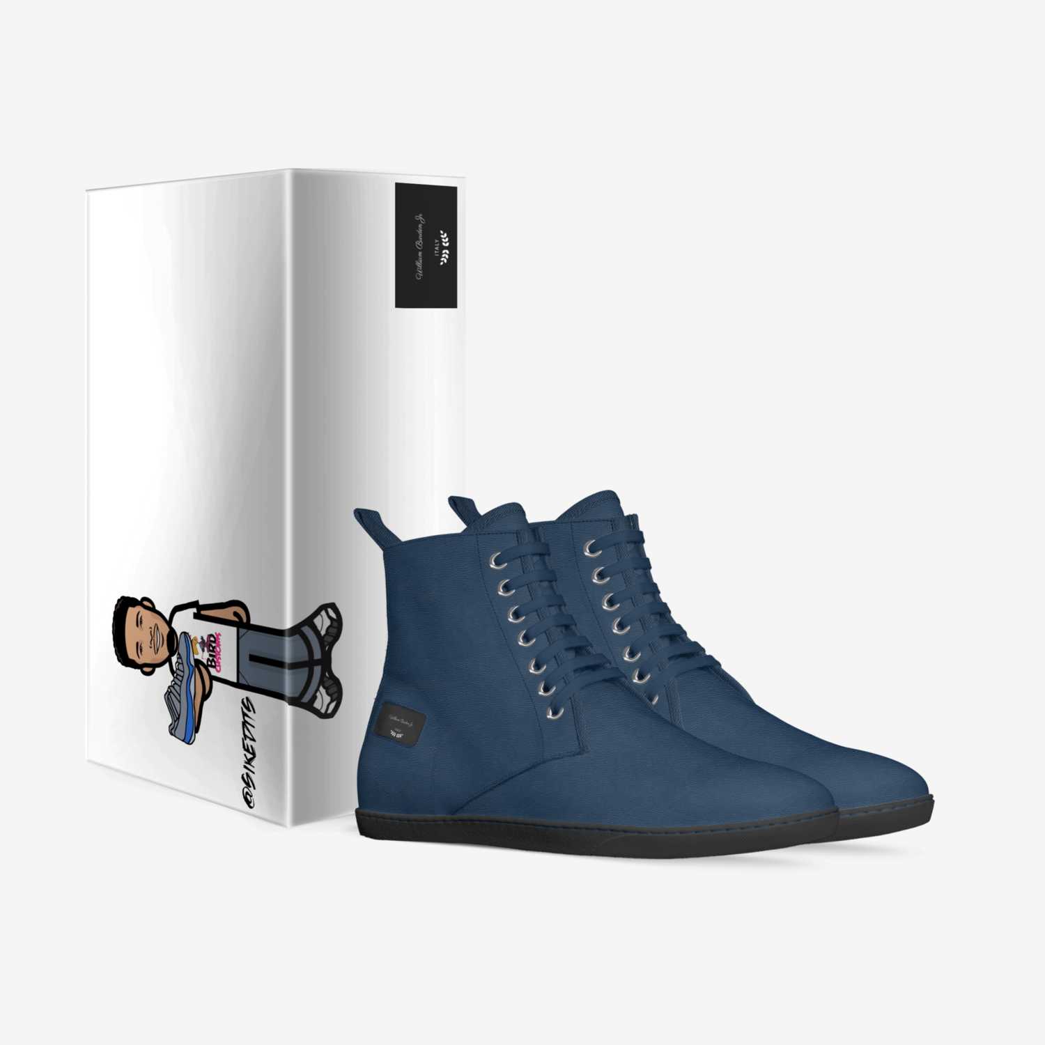 Birdman 1.0 custom made in Italy shoes by William Dean Burden Jr | Box view