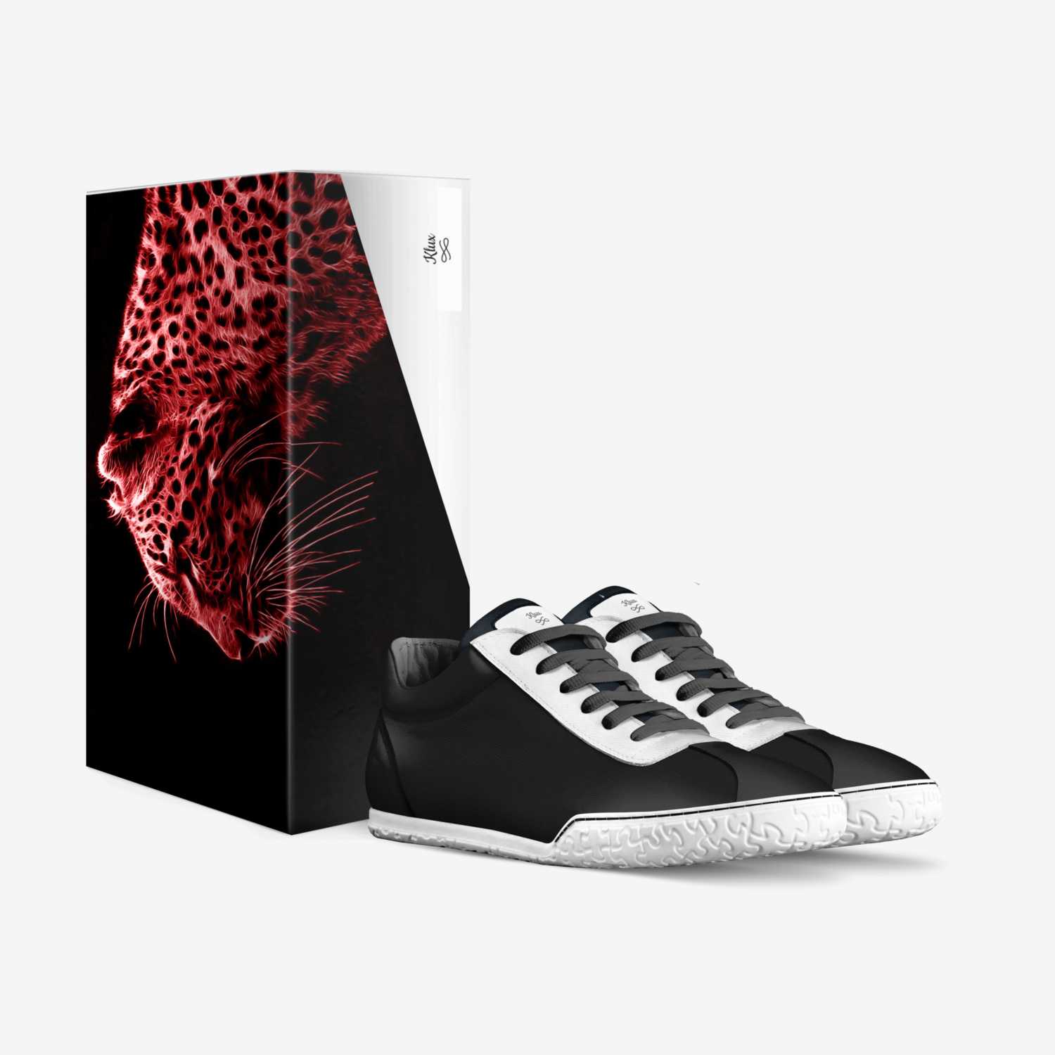 Klux custom made in Italy shoes by Taquaysha Udembah | Box view