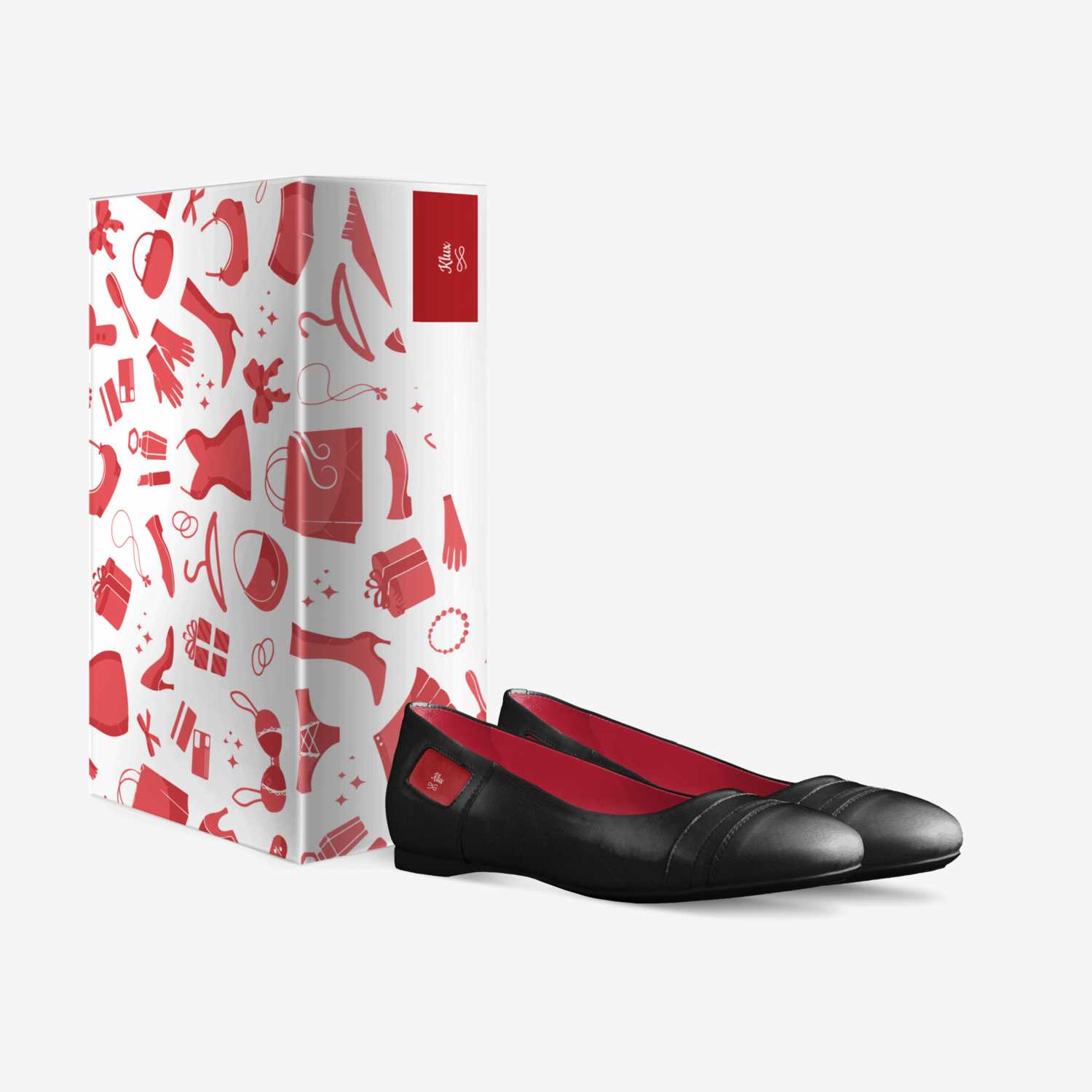 Klux custom made in Italy shoes by Taquaysha Udembah | Box view