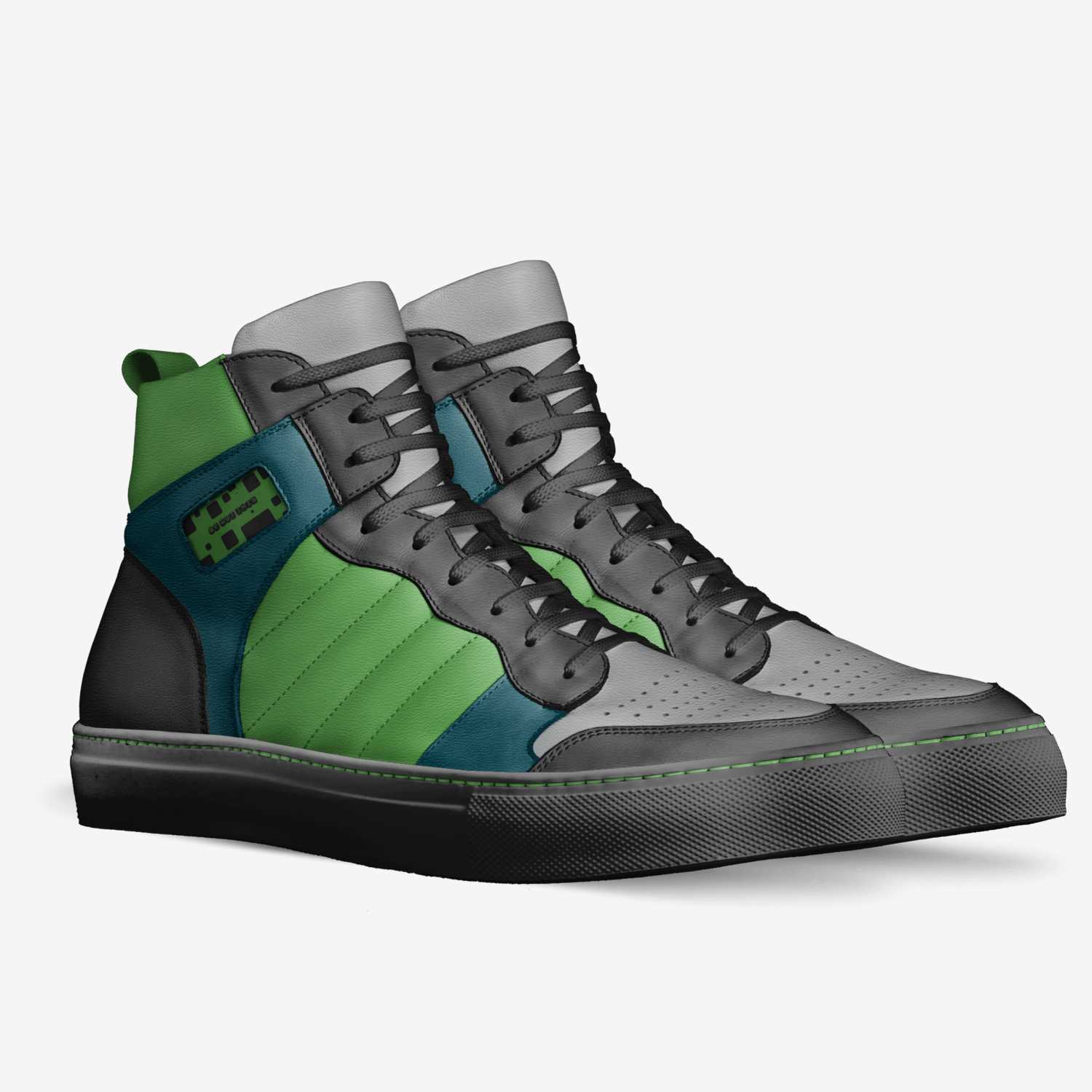 Ajax custom made in Italy shoes by Amy Sawyer | Double view