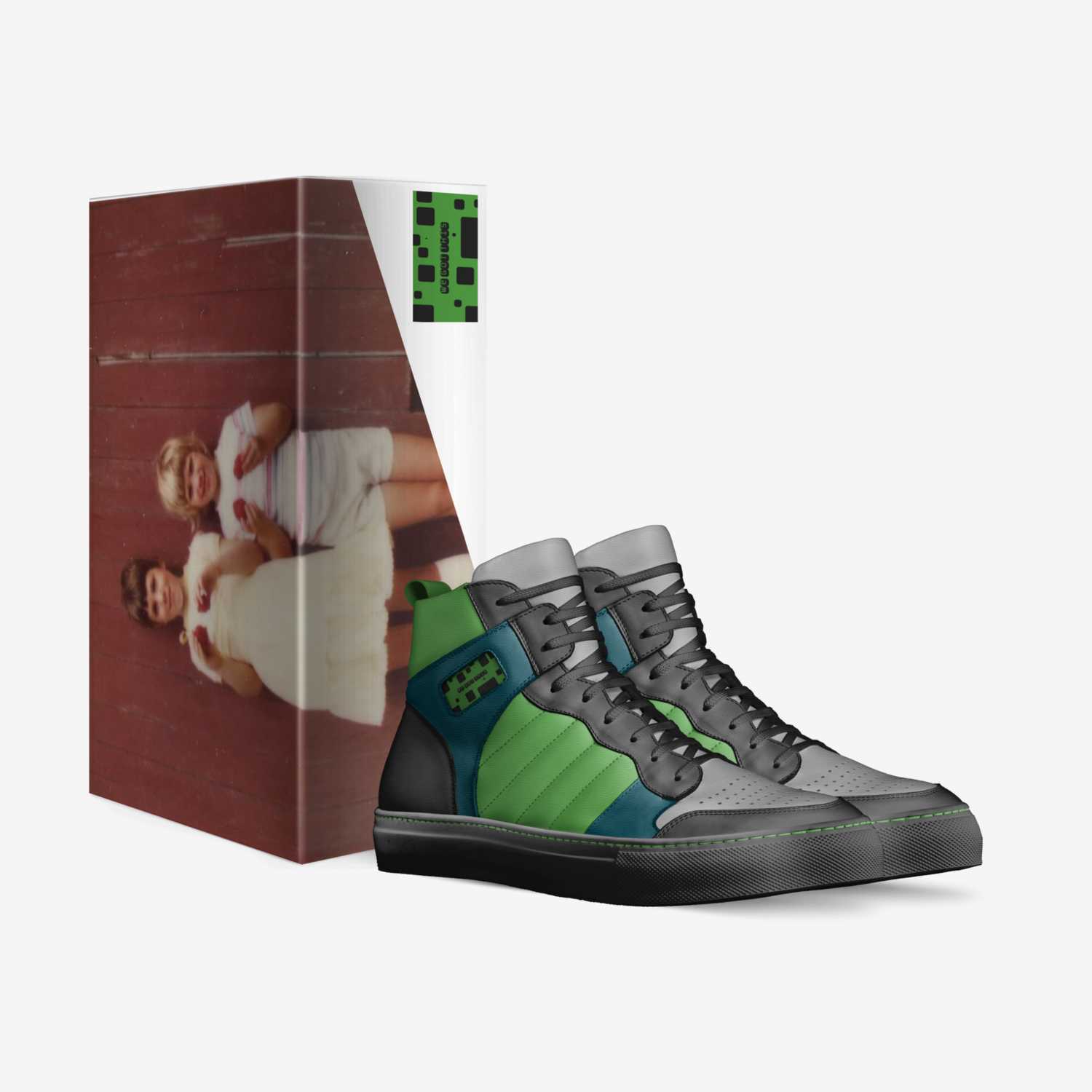Ajax custom made in Italy shoes by Amy Sawyer | Box view