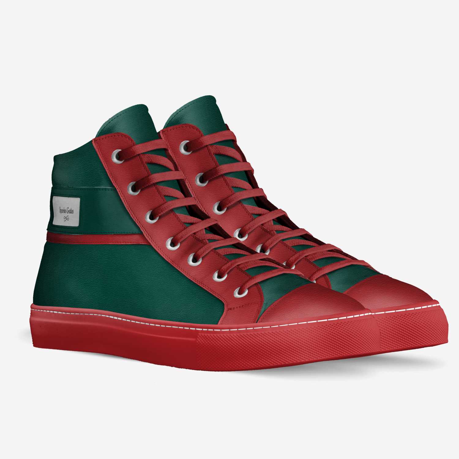 kevin Gates custom made in Italy shoes by Mathew Stevens | Double view