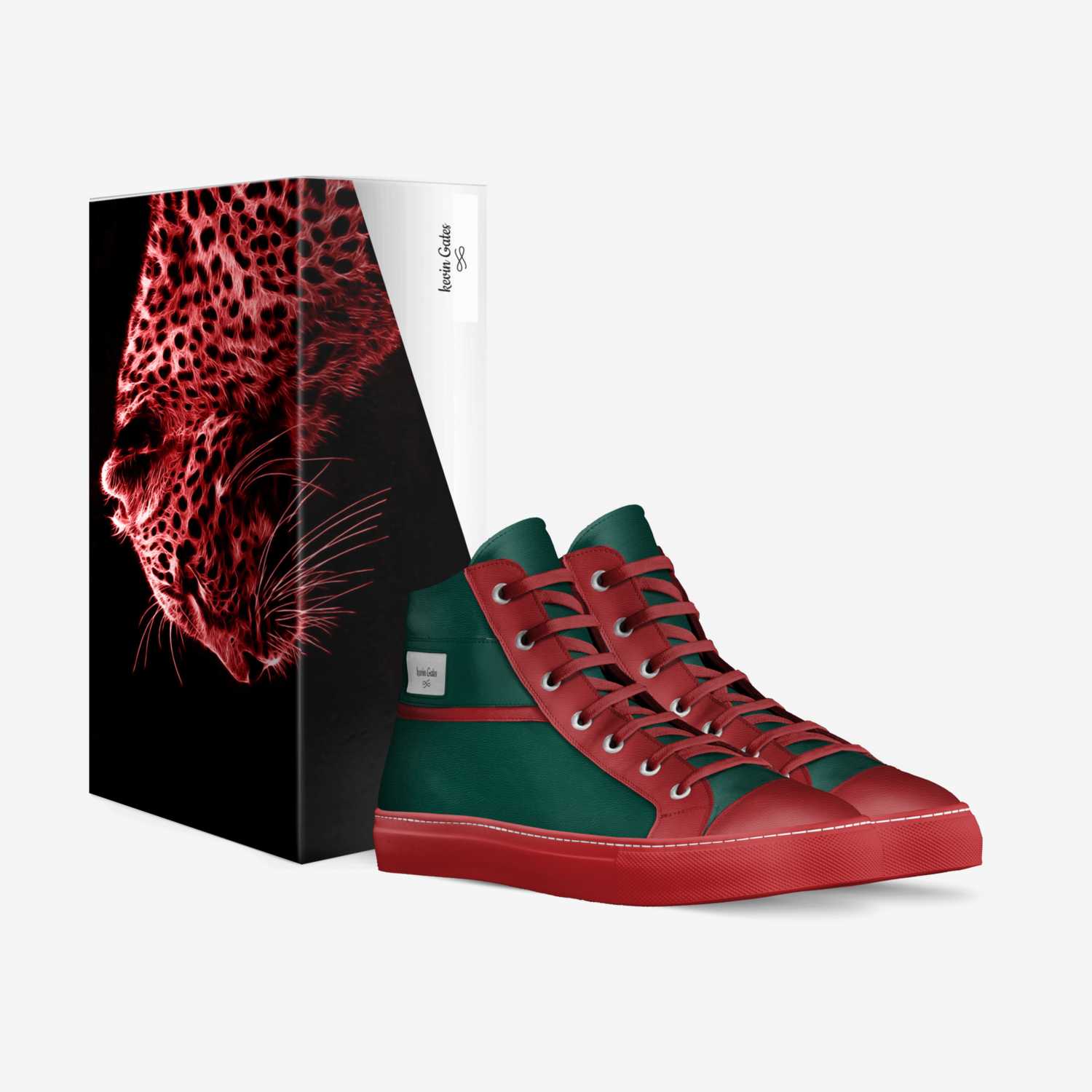 kevin Gates custom made in Italy shoes by Mathew Stevens | Box view