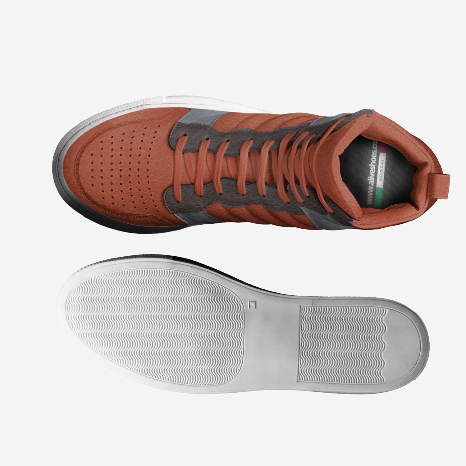 Litz custom made in Italy shoes by Ecfcf3v | Top view